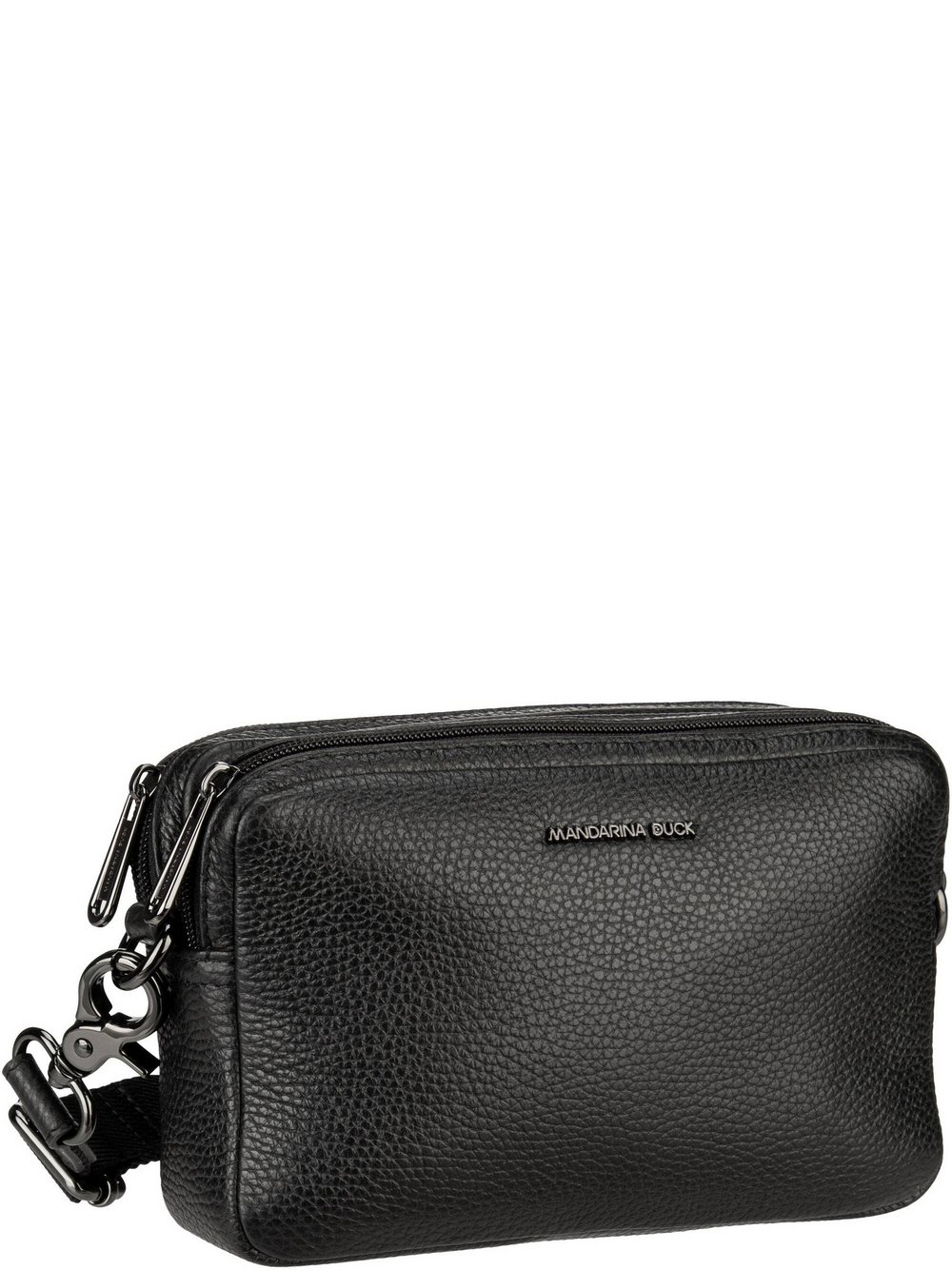 Mandarina Duck Umhängetasche Damen Leder schwarz, ONE SIZE