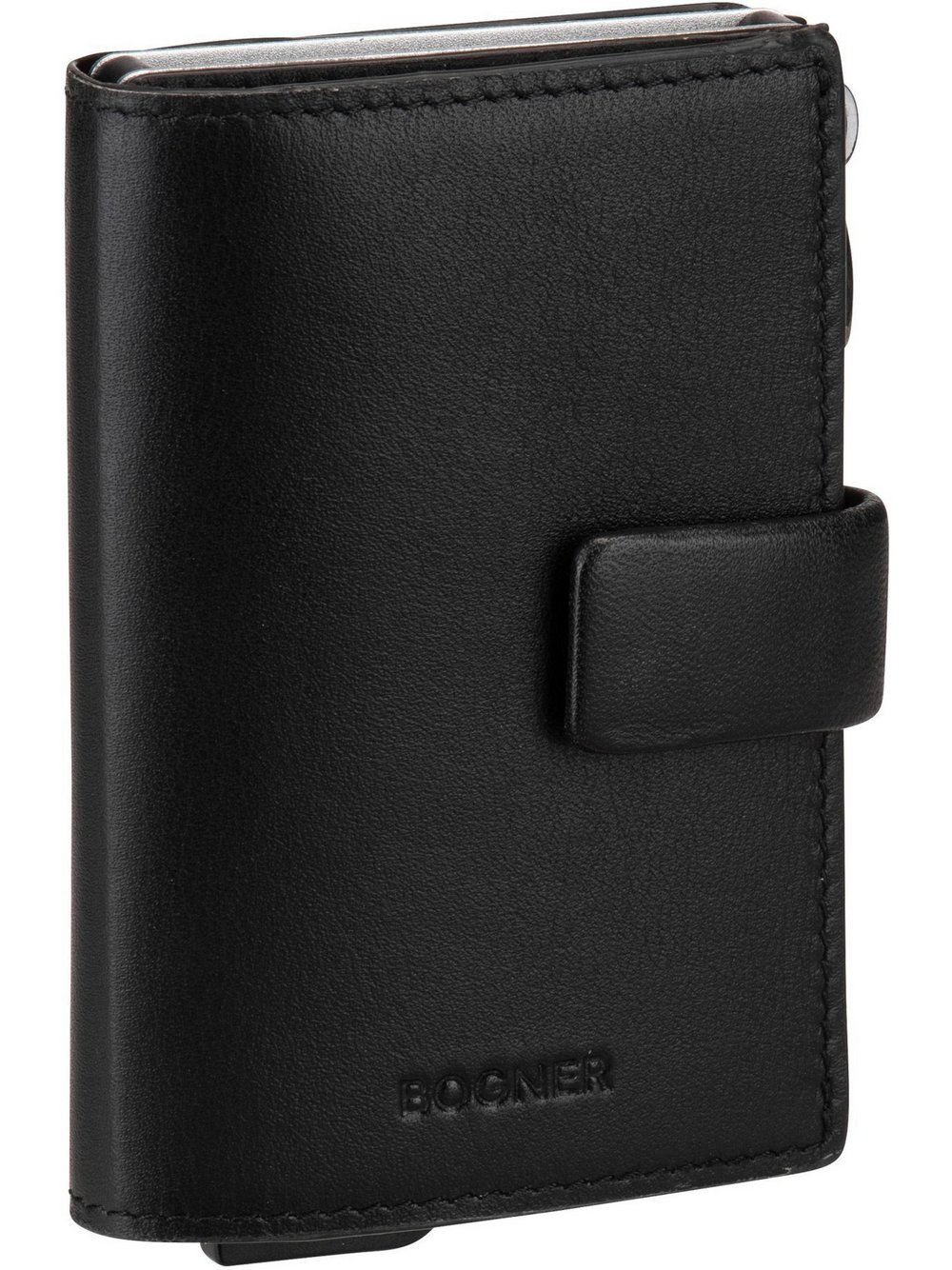 Bogner Accessoires Kreditkartenetui Herren Leder schwarz, ONE SIZE