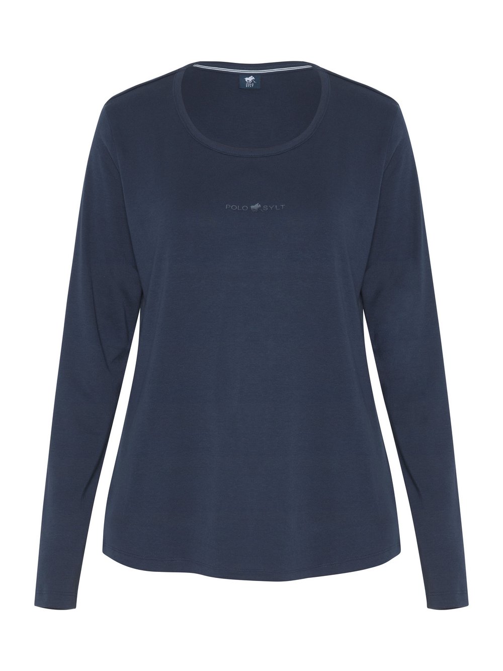 Polo Sylt Langarmshirt Damen Baumwolle blau, M