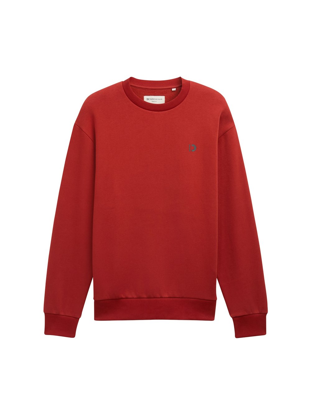 Tom Tailor Sweatshirt Herren Baumwolle rot meliert, L