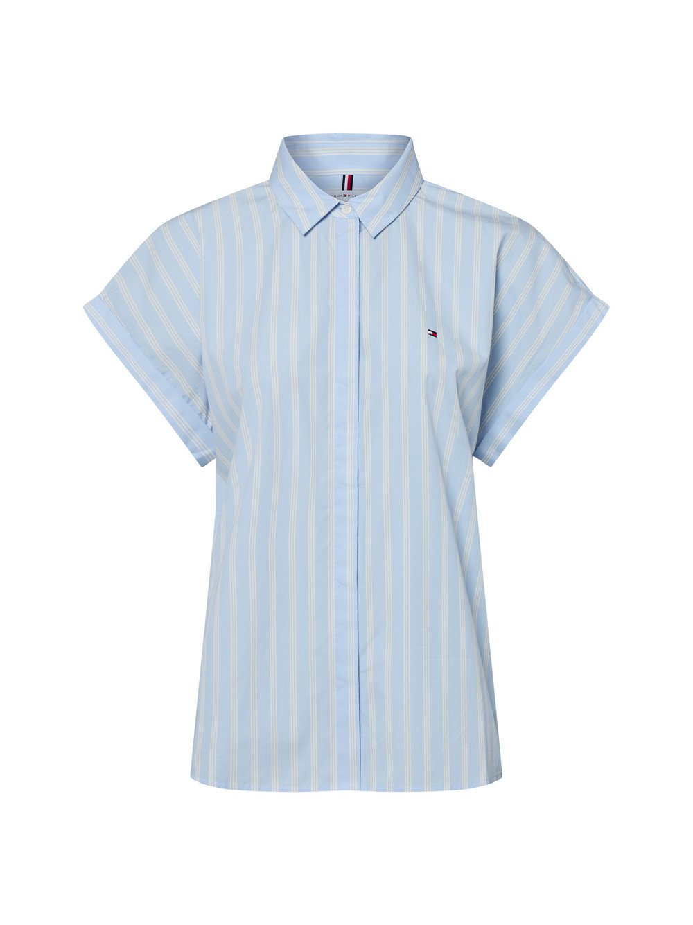 Tommy Hilfiger Bluse Damen Baumwolle blau, 40