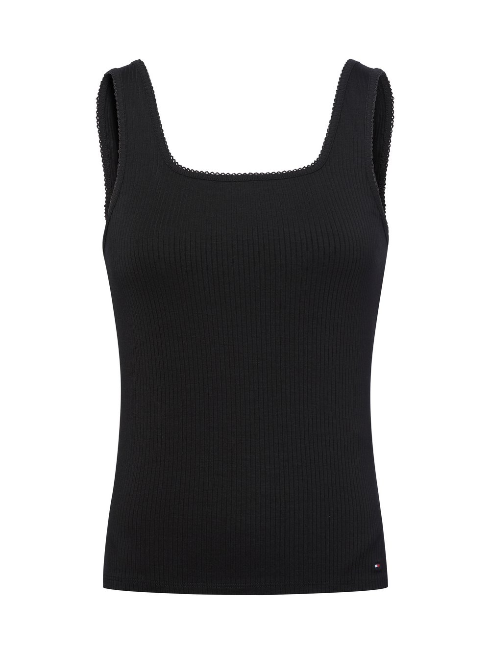 Tommy Hilfiger Top Damen Jersey schwarz, L