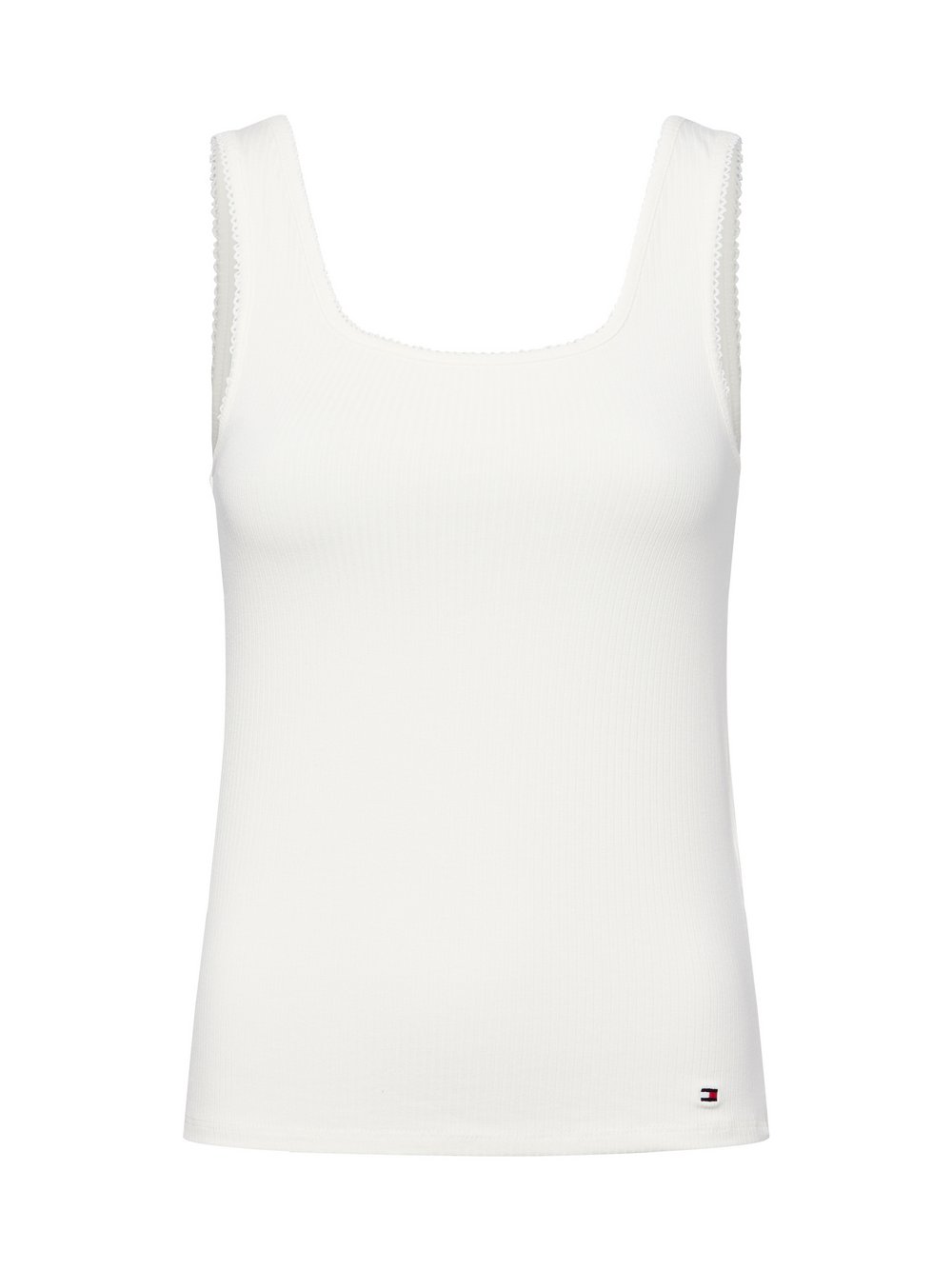 Tommy Hilfiger Top Damen Jersey weiß, XS
