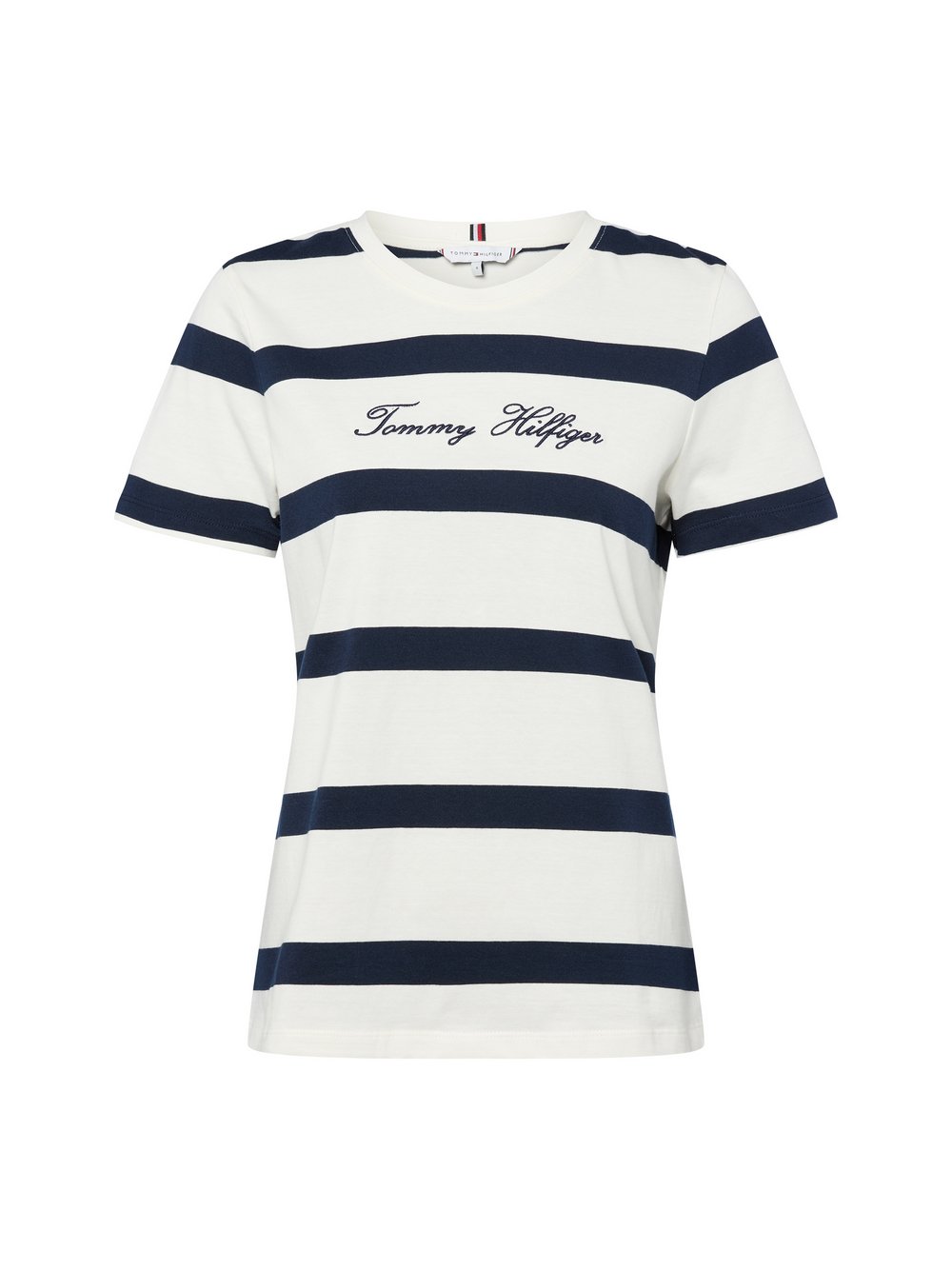 Thumbnail - Tommy Hilfiger T-Shirt Damen Baumwolle mehrfarbig gestreift, S