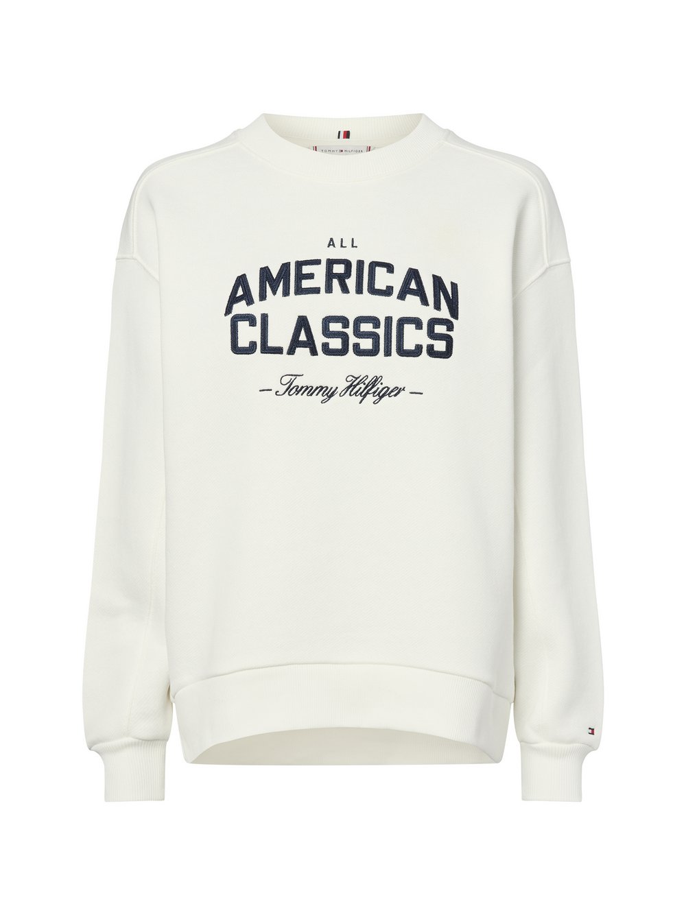 Tommy Hilfiger Sweathirt Damen Baumwolle weiß, M