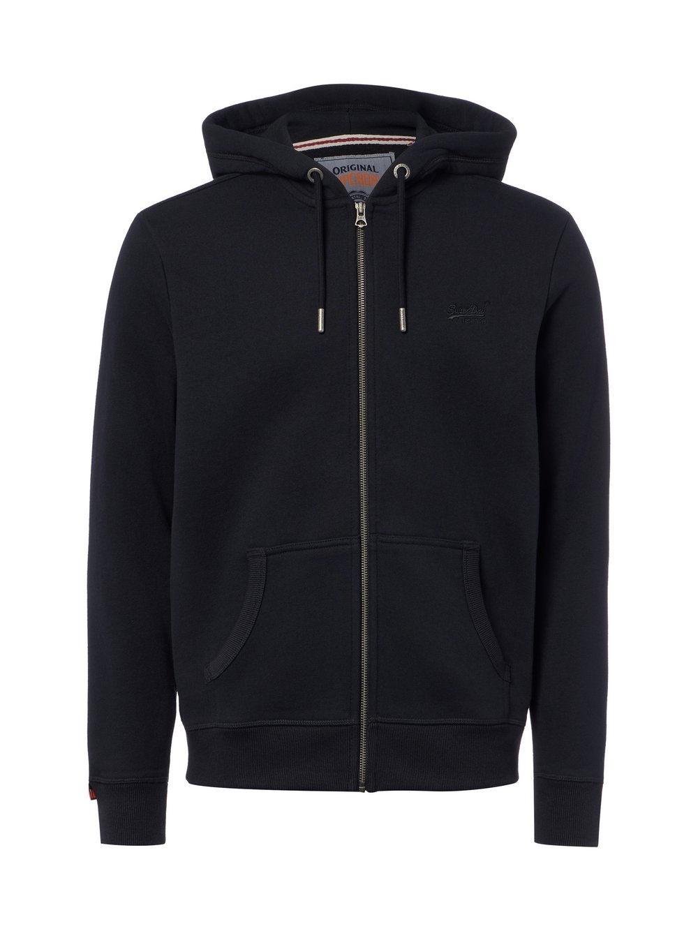 Superdry Herren Nero Kapuzensweatjacke "Essential Logo Zip Hoodie Hb", Gr. 3XL, Schwarz, Angeraute Sweatware, Obermaterial: 80% Baumwolle, 20% Polyeste... - Bild 7