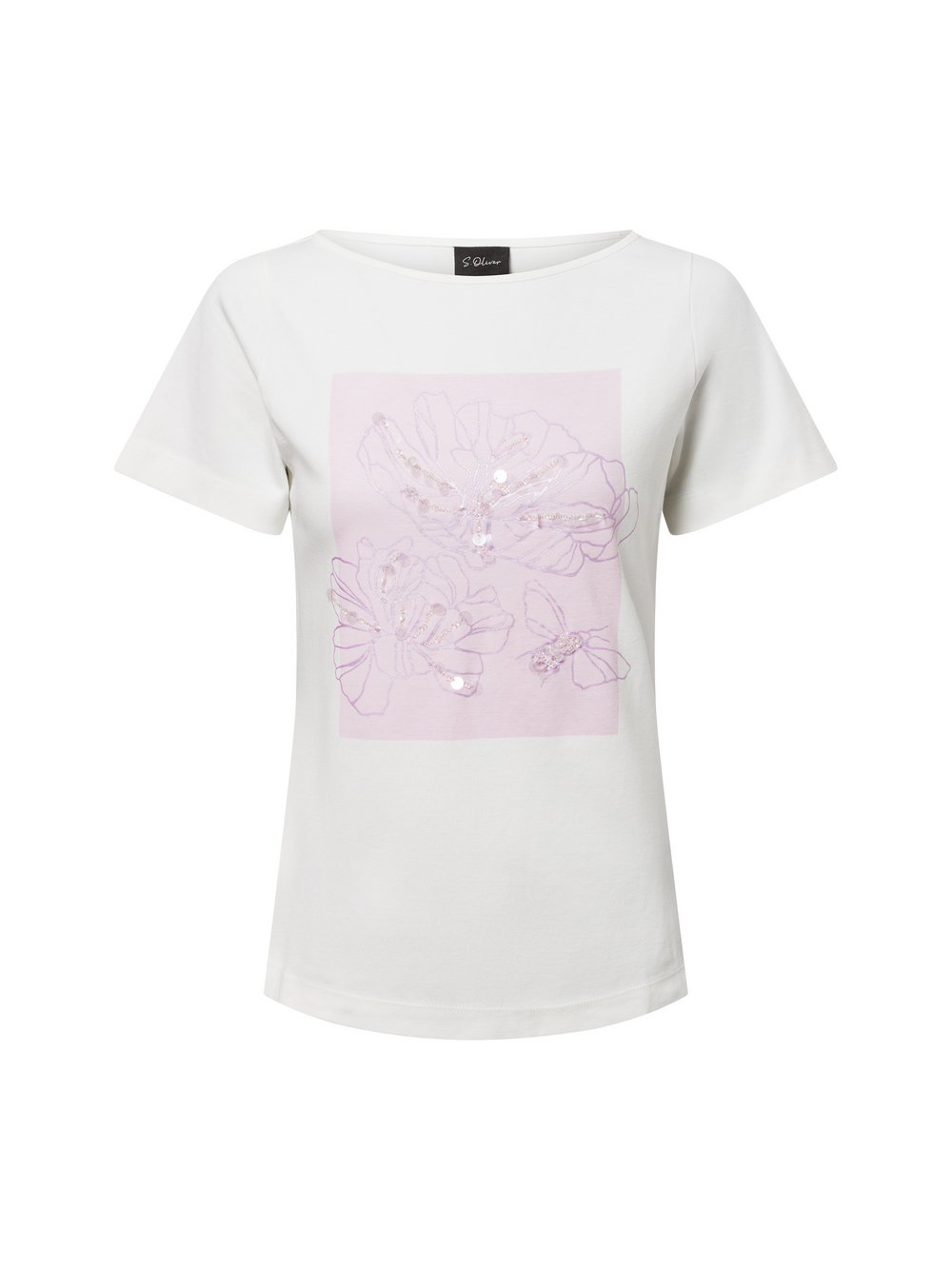 s.Oliver BLACK LABEL T-Shirt Damen Baumwolle mehrfarbig, 40