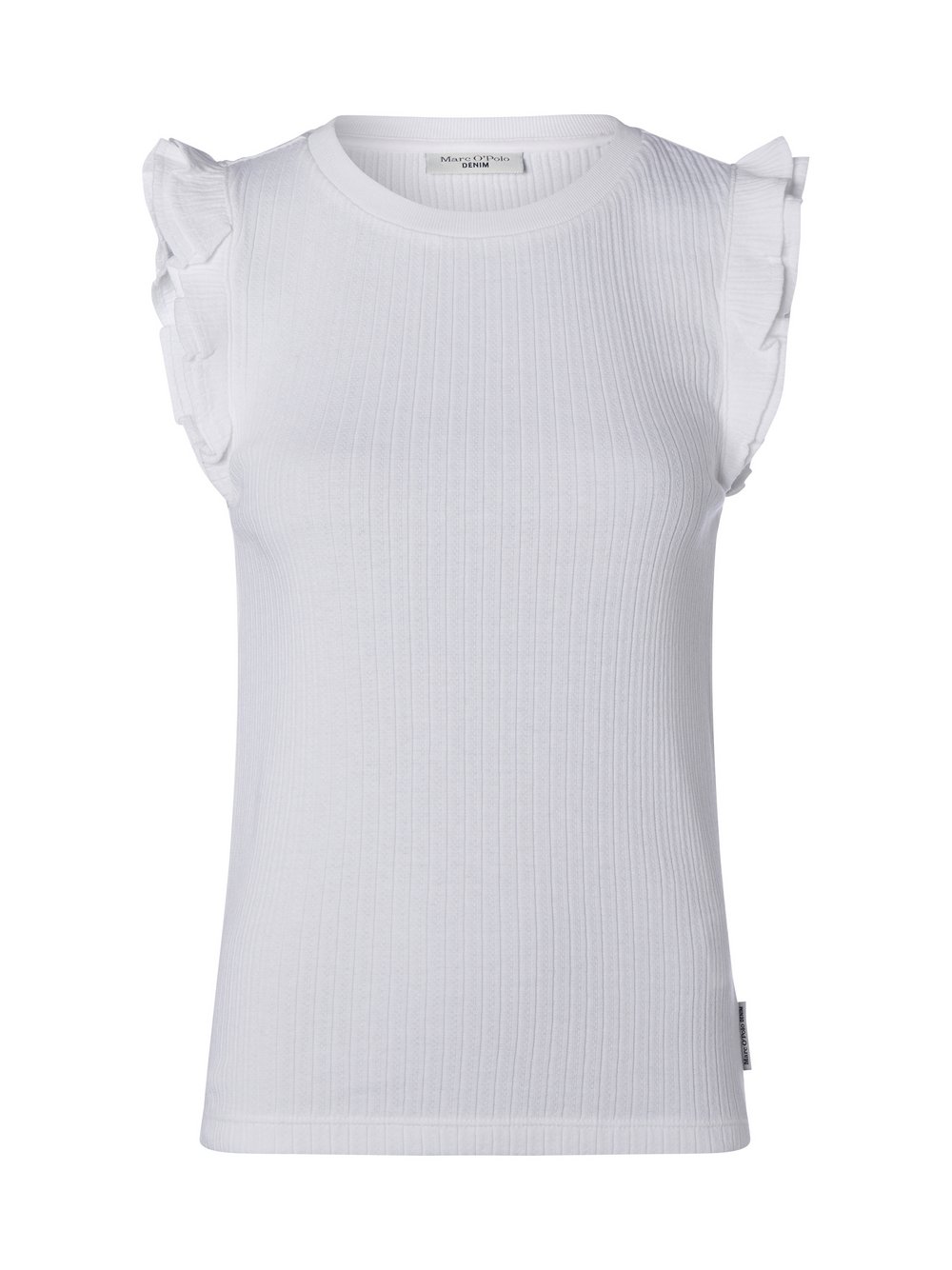 Marc O'Polo Denim Top Damen Baumwolle weiß, M