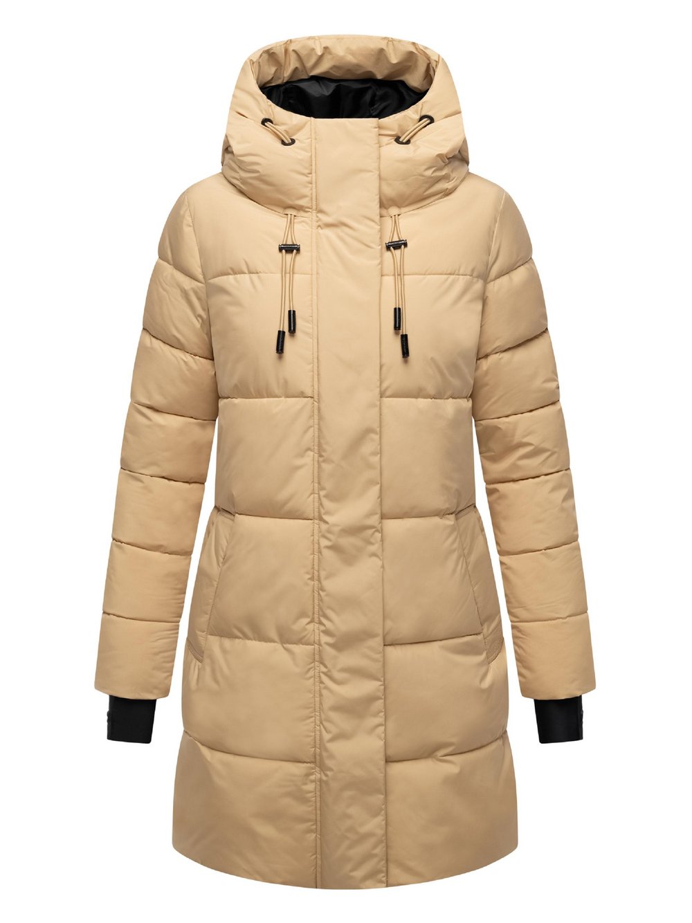 Thumbnail - Marikoo Kurzmantel Damen beige, M