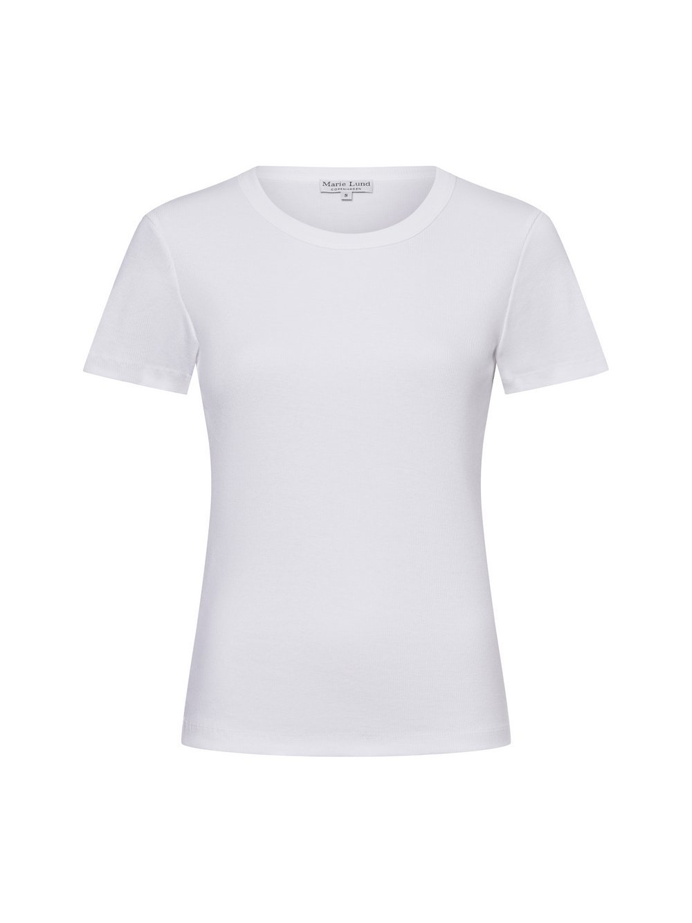 Marie Lund Strickshirt Damen Baumwolle weiß, S