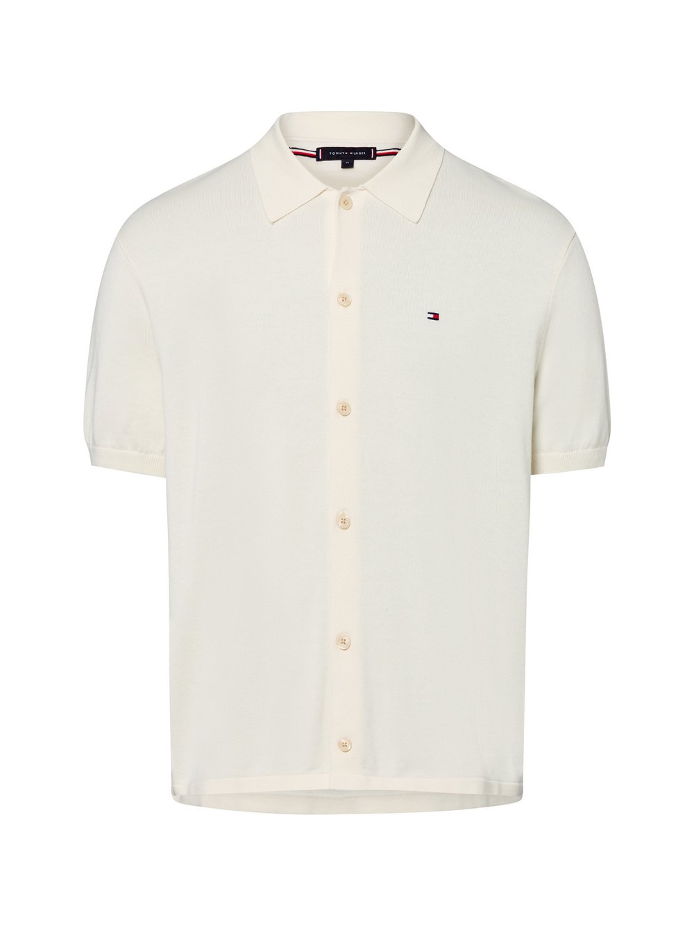 Tommy Hilfiger Strickshirt Herren Baumwolle weiß, XL