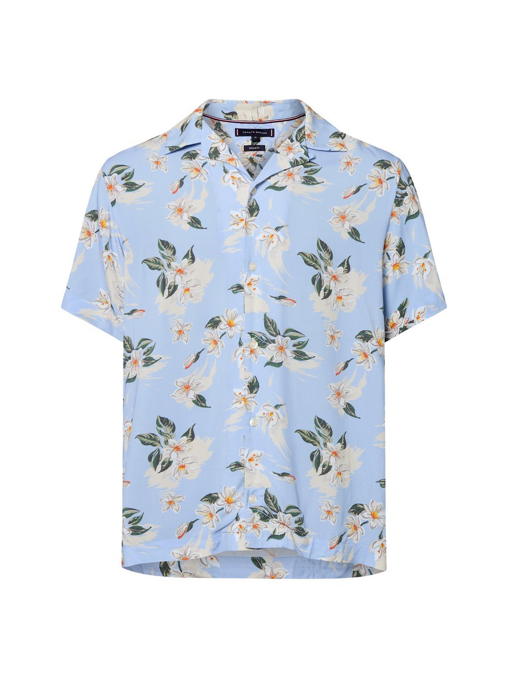 Tommy Hilfiger Hemd Herren Regular Fit Viskose mehrfarbig gemustert, M