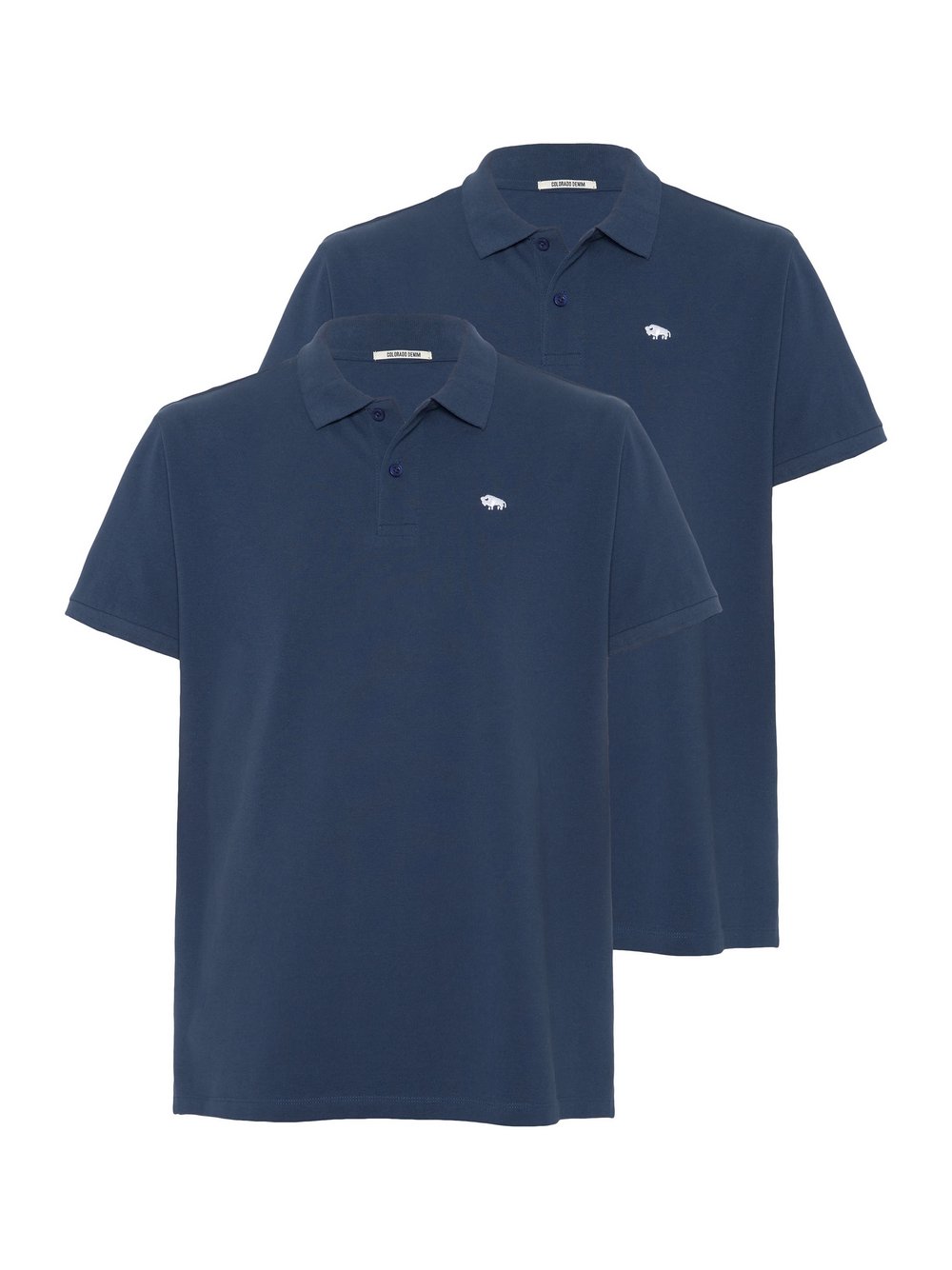 Colorado Poloshirt Herren Baumwolle blau, M