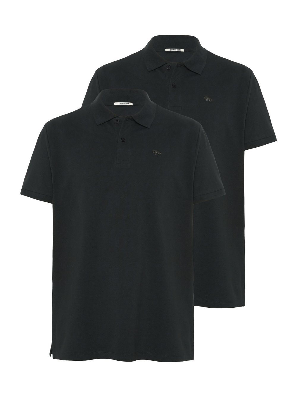 Colorado Poloshirt Herren Baumwolle schwarz, XL