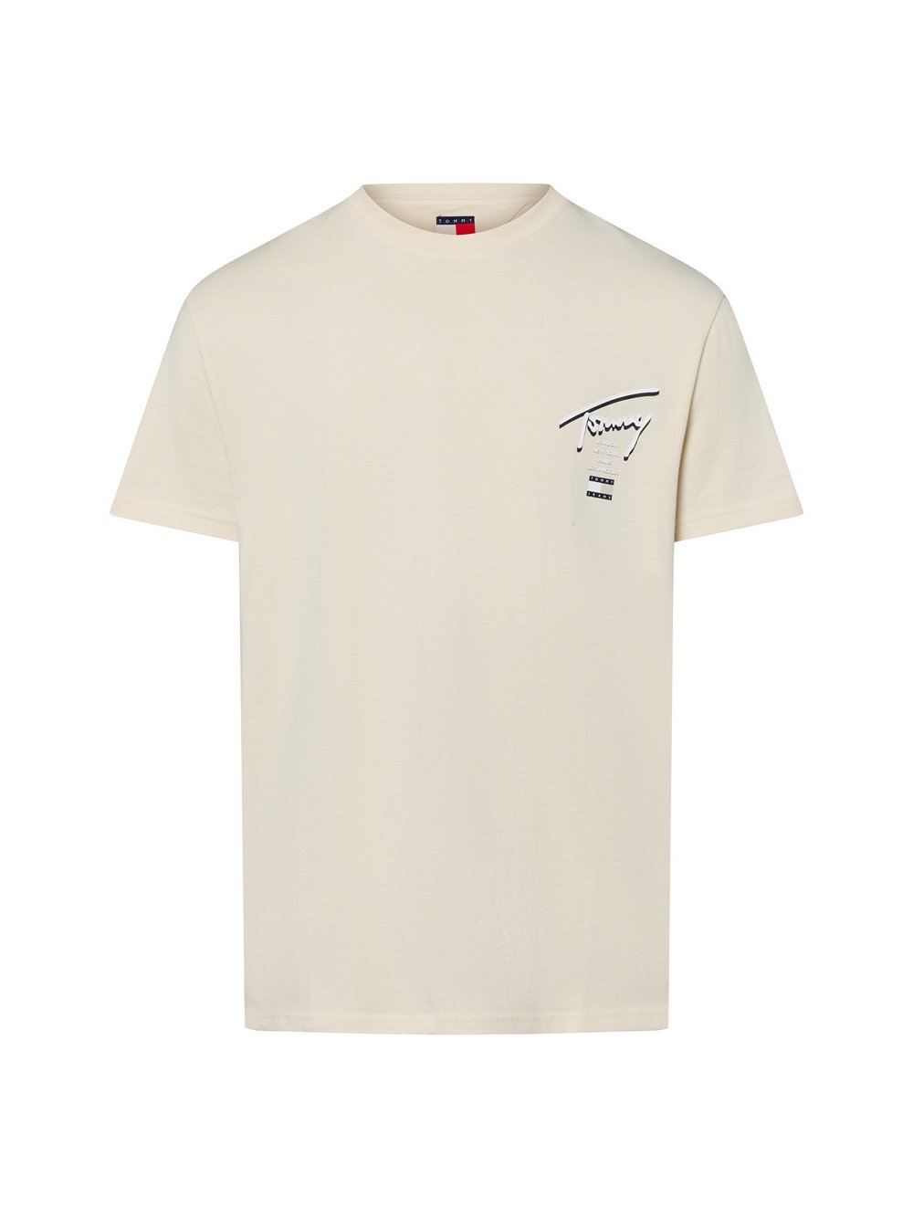 Thumbnail - Tommy Jeans T-Shirt Herren Baumwolle beige bedruckt, S