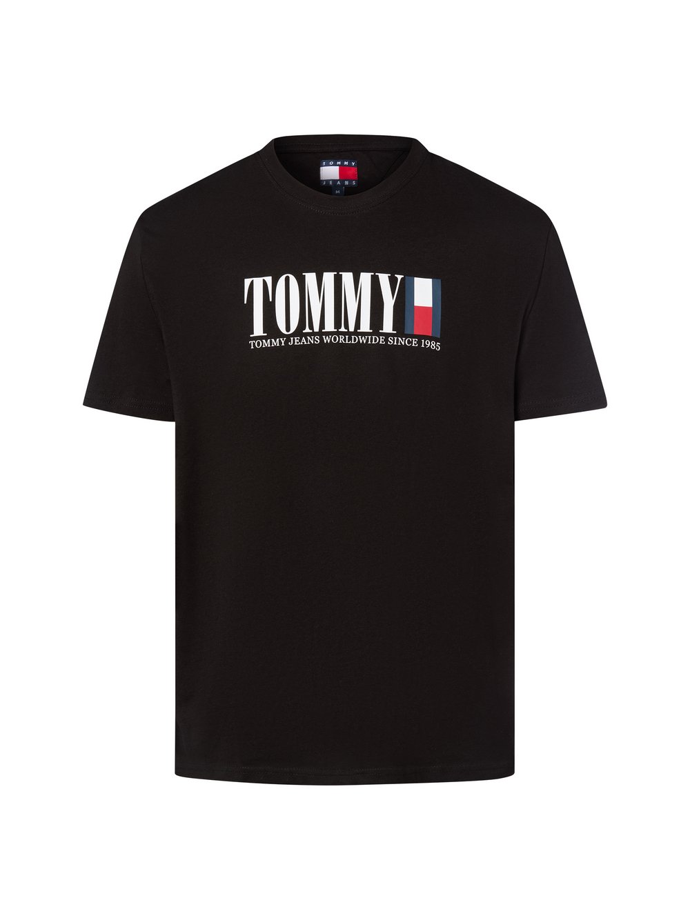 Tommy Jeans T-Shirt Herren Baumwolle schwarz bedruckt, XXL