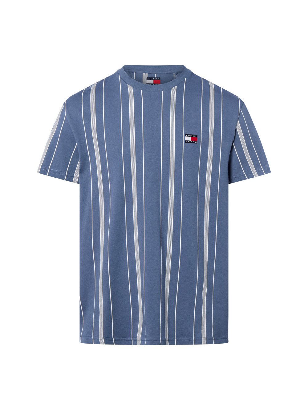 Thumbnail - Tommy Jeans T-Shirt Herren Baumwolle mehrfarbig gestreift, L