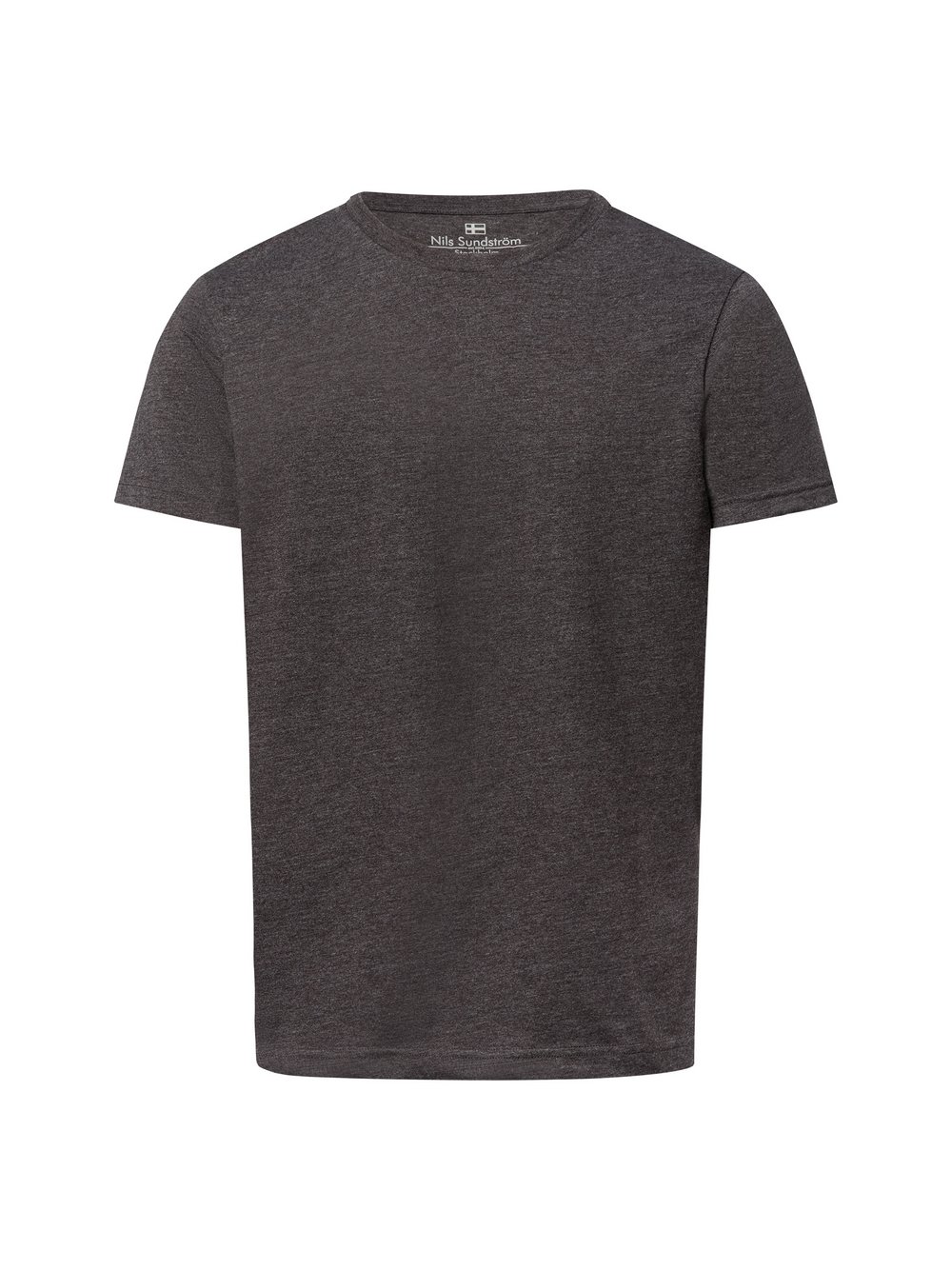 Nils Sundström T-Shirt Herren Baumwolle grau meliert, XXL