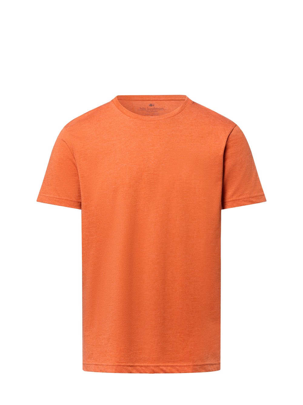 Nils Sundström T-Shirt Herren Baumwolle orange meliert, XXXL