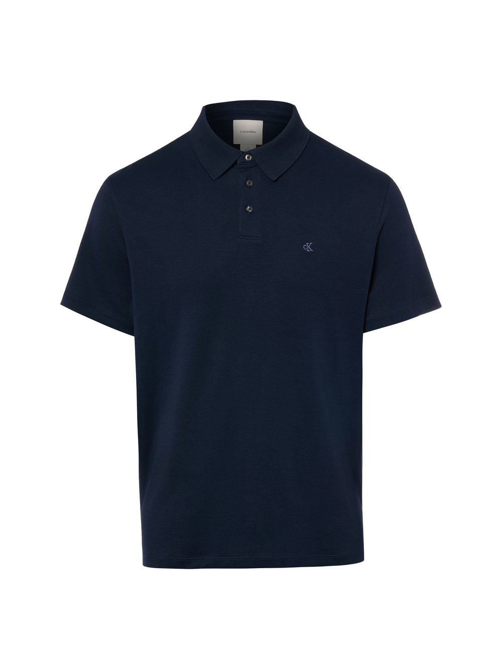 VAN GRAAF Calvin Klein Herren Marine Poloshirt Baumwolle (100%) Blau, Groß
