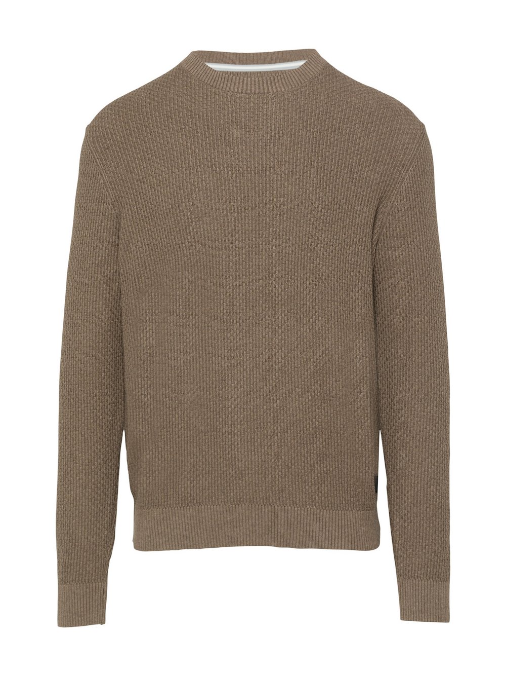 Thumbnail - s.Oliver Pullover Herren Baumwolle braun meliert, S