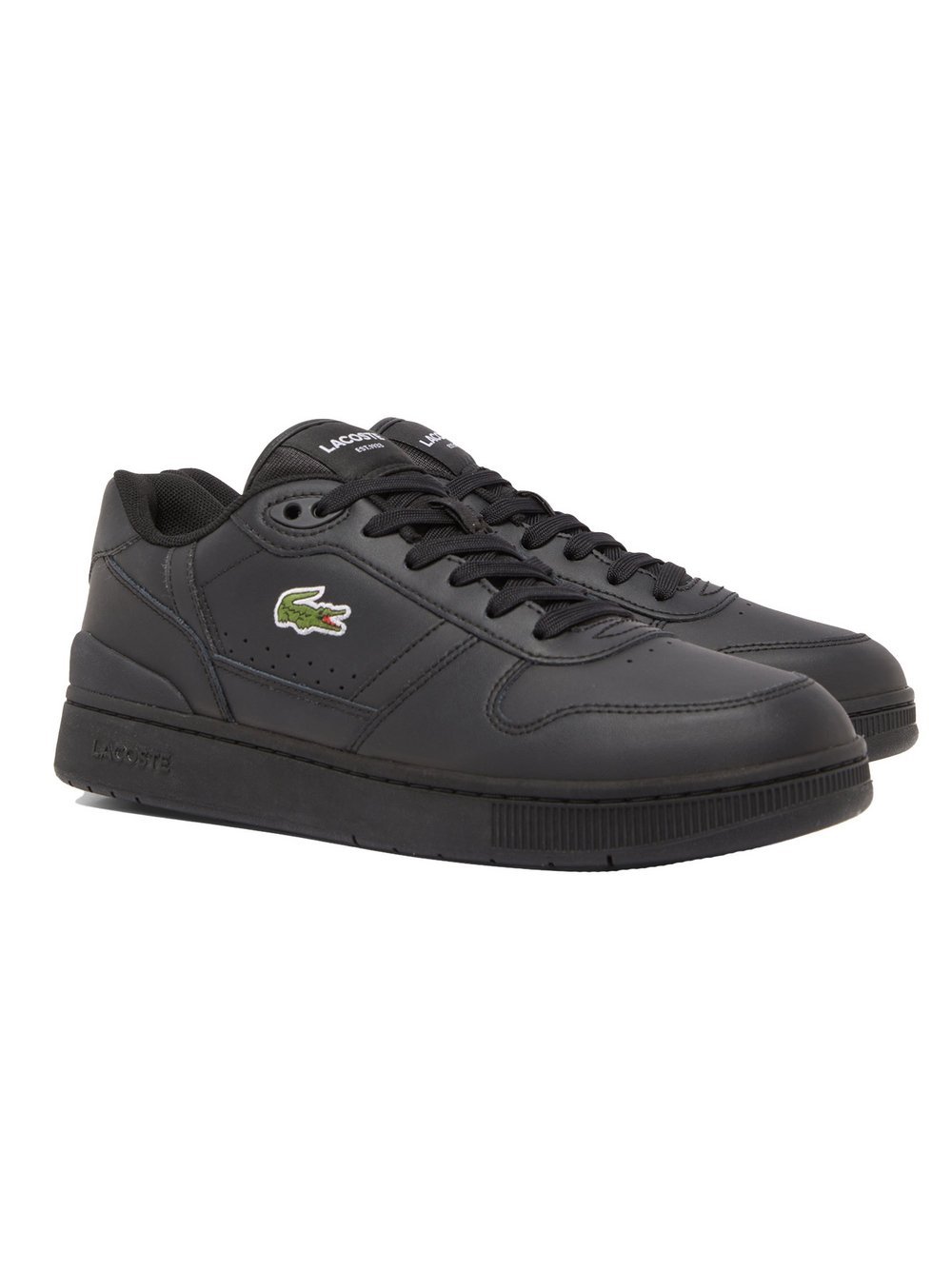 Lacoste Sneaker Herren Leder schwarz, 46