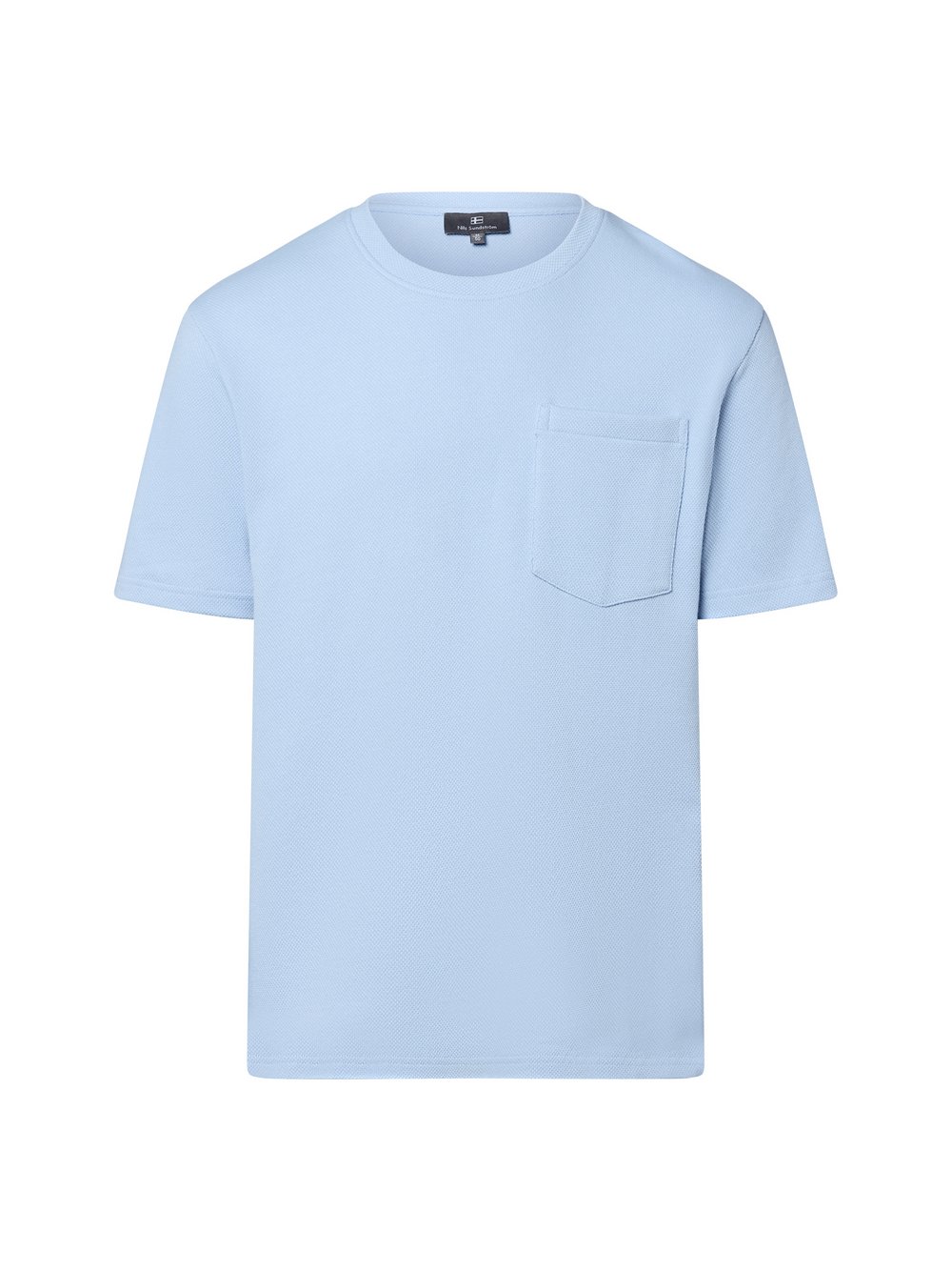 Nils Sundström T-Shirt Herren Baumwolle blau, L