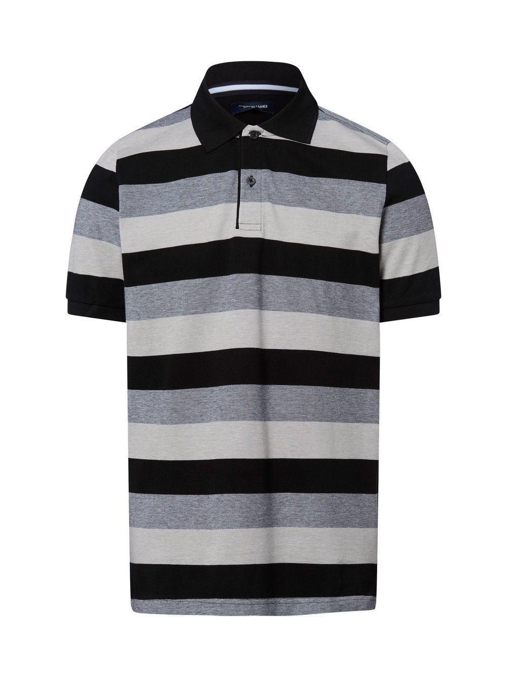 Andrew James Poloshirt Herren Baumwolle mehrfarbig gestreift, S