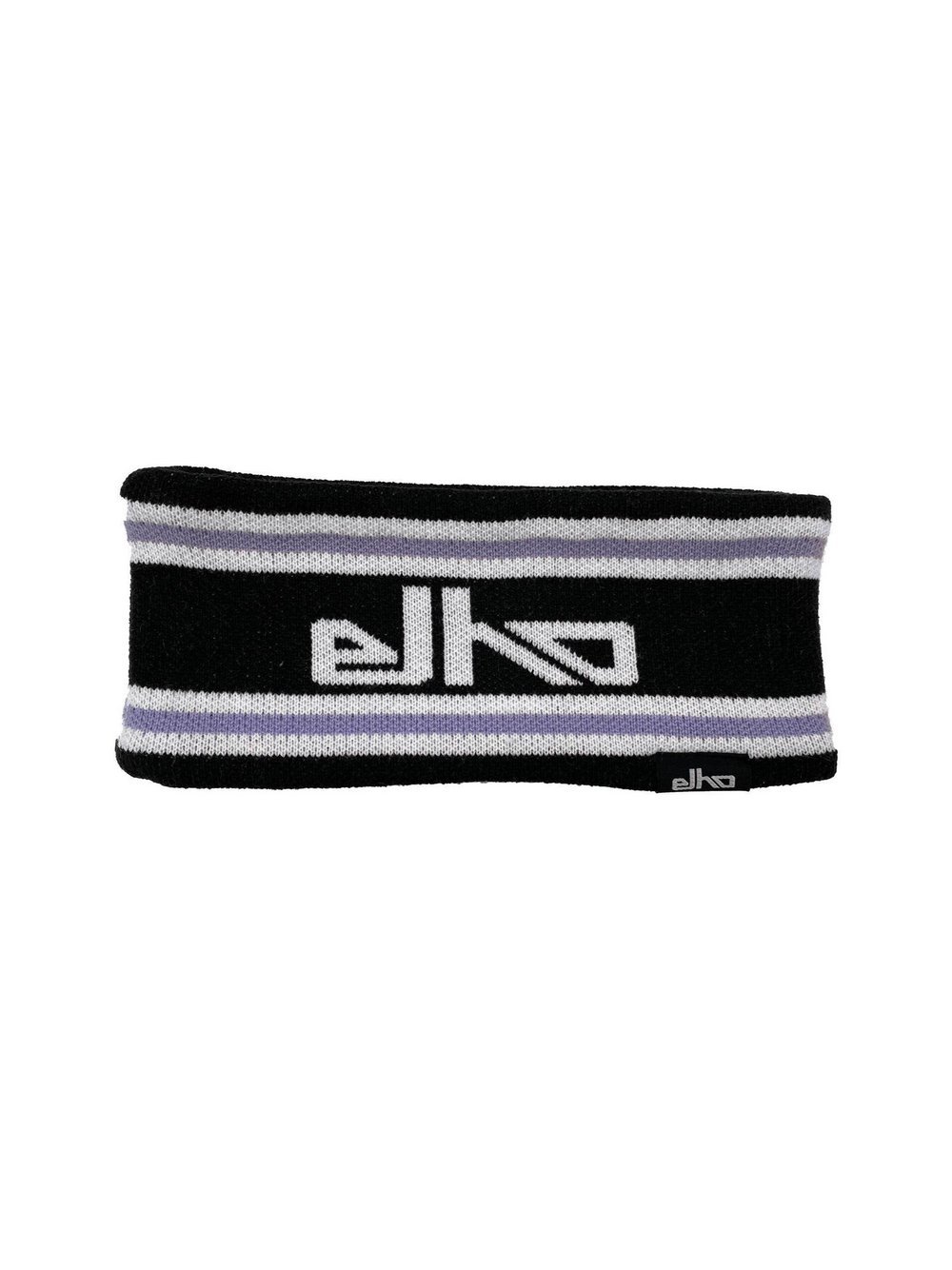 Elho Stirnband Damen schwarz gestreift, ONE SIZE