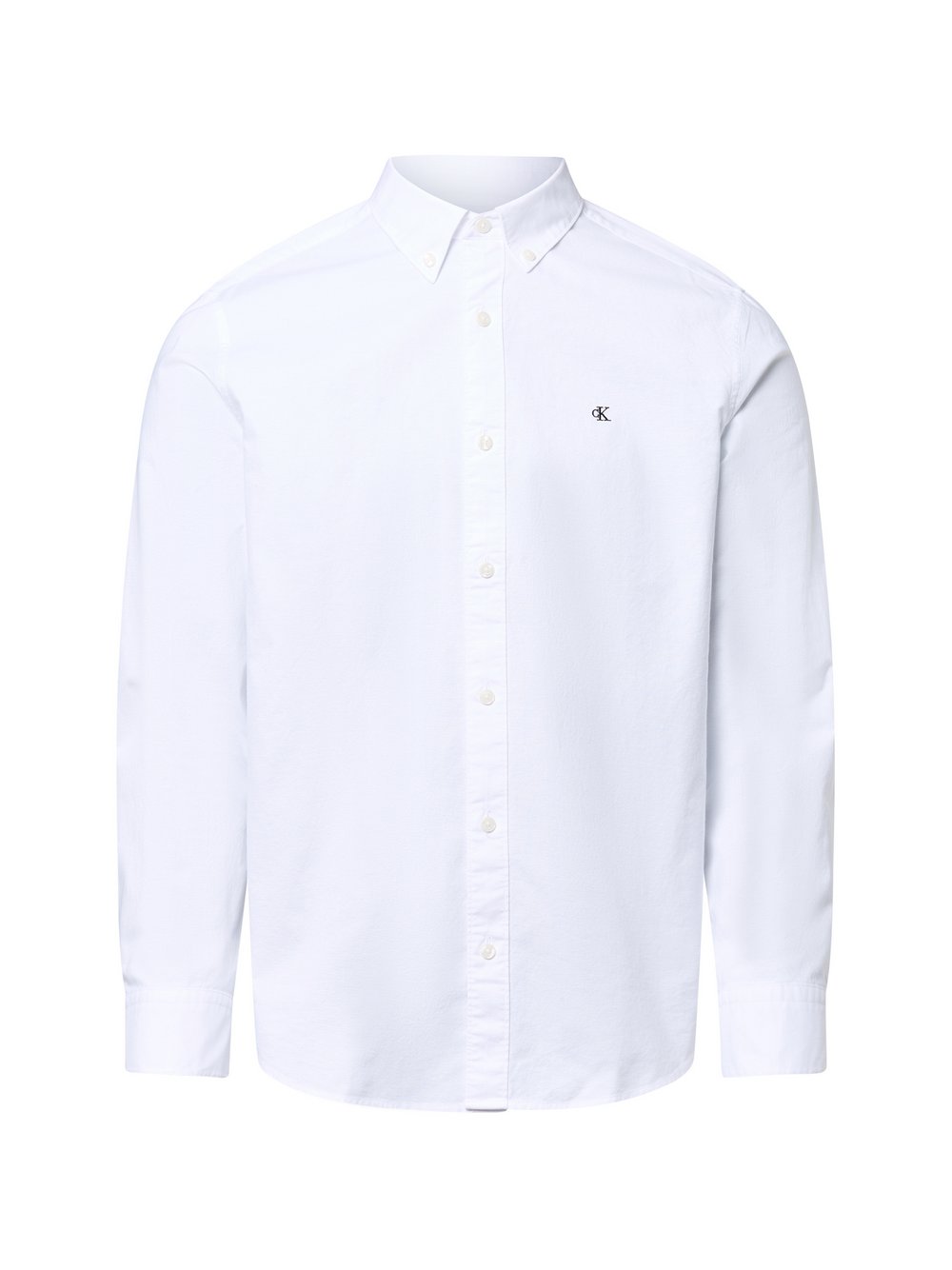 Calvin Klein Jeans Hemd Herren Regular Fit Baumwolle weiß, L