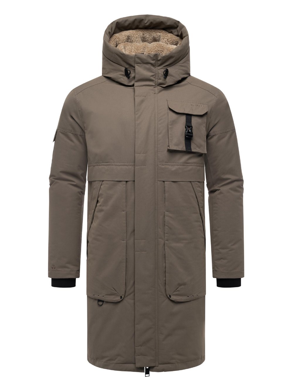 Thumbnail - STONE HARBOUR Wintermantel Herren braun, M
