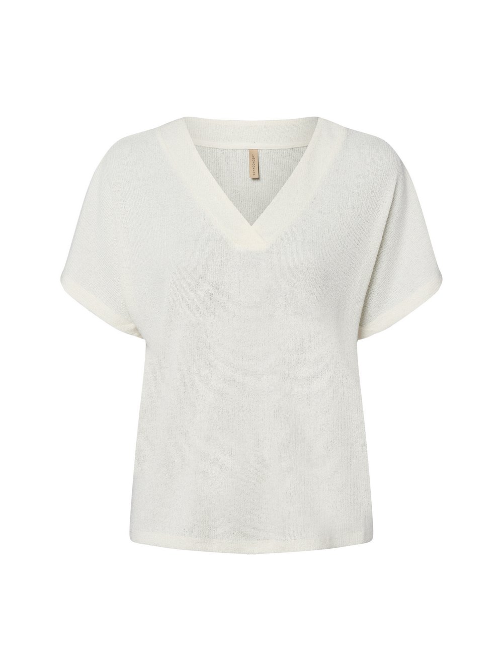 soyaconcept® Strick-Shirt Damen Feinstrick weiß, L