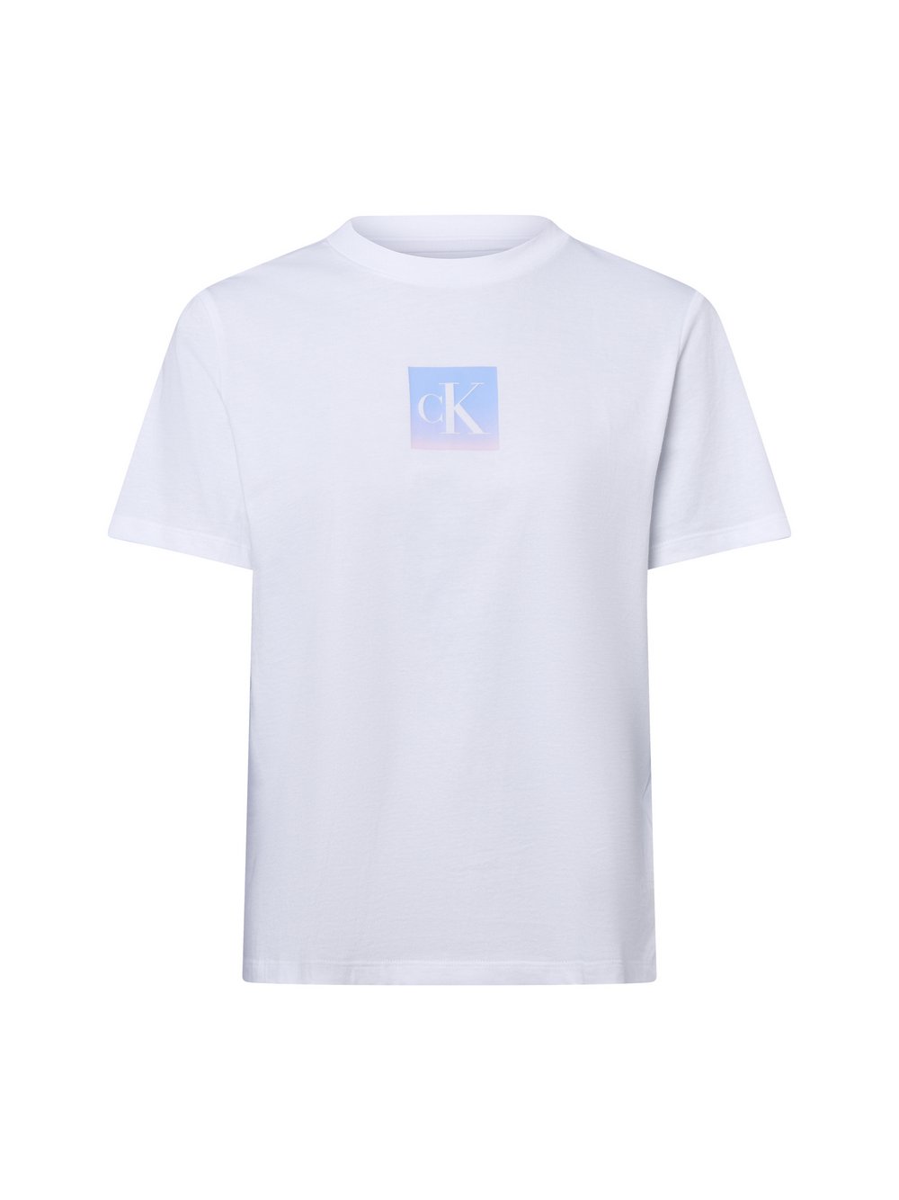 Thumbnail - Calvin Klein Jeans T-Shirt Damen Baumwolle weiß bedruckt, S