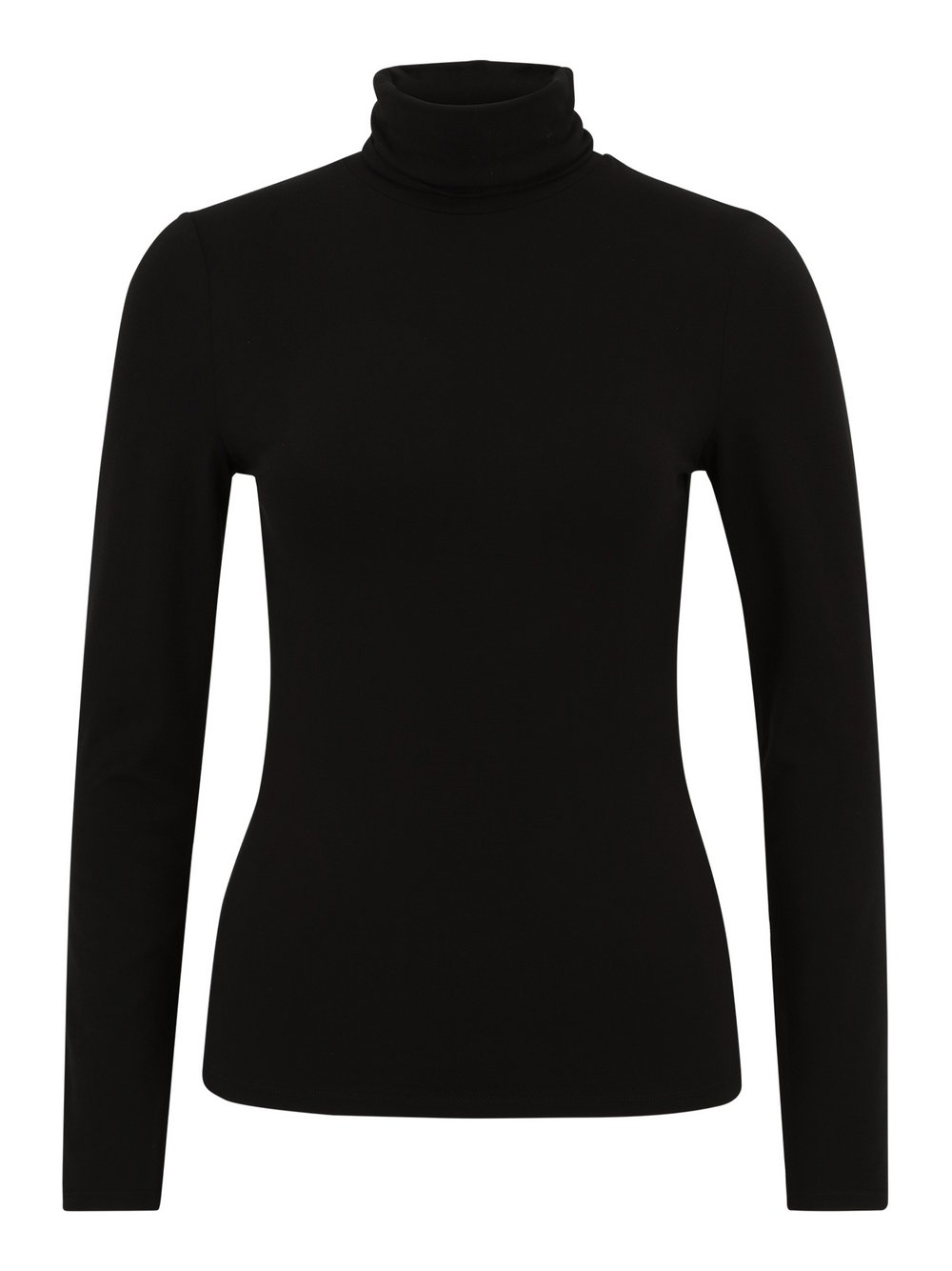 Les Lunes Langarmhemd Damen Viskose schwarz, L