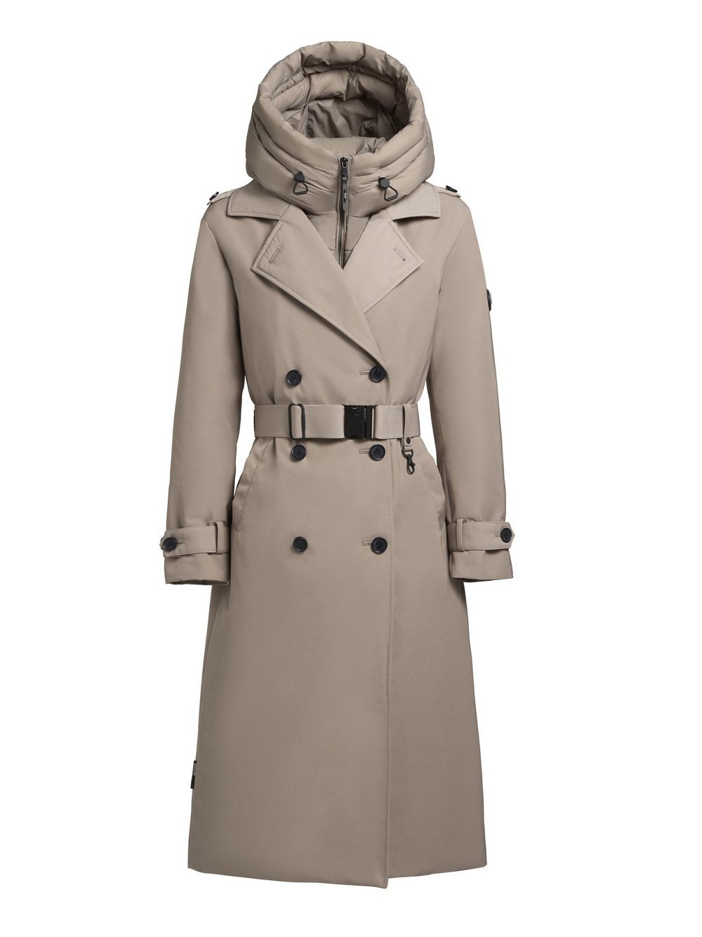 Khujo Trenchcoat Damen grau, S