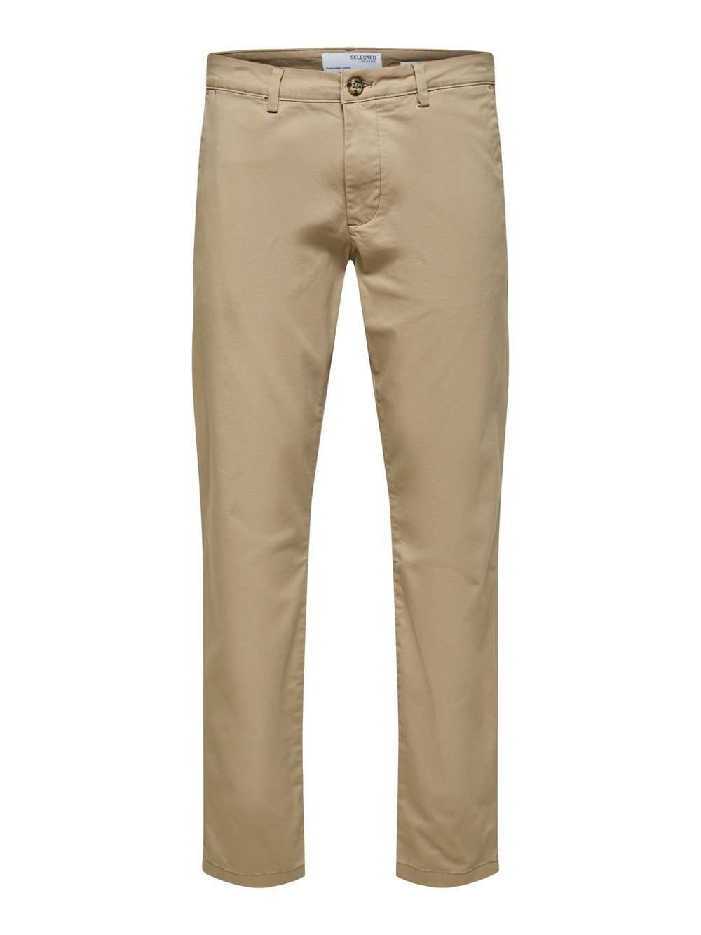 Selected Chinohose Herren Baumwolle beige, 36-34