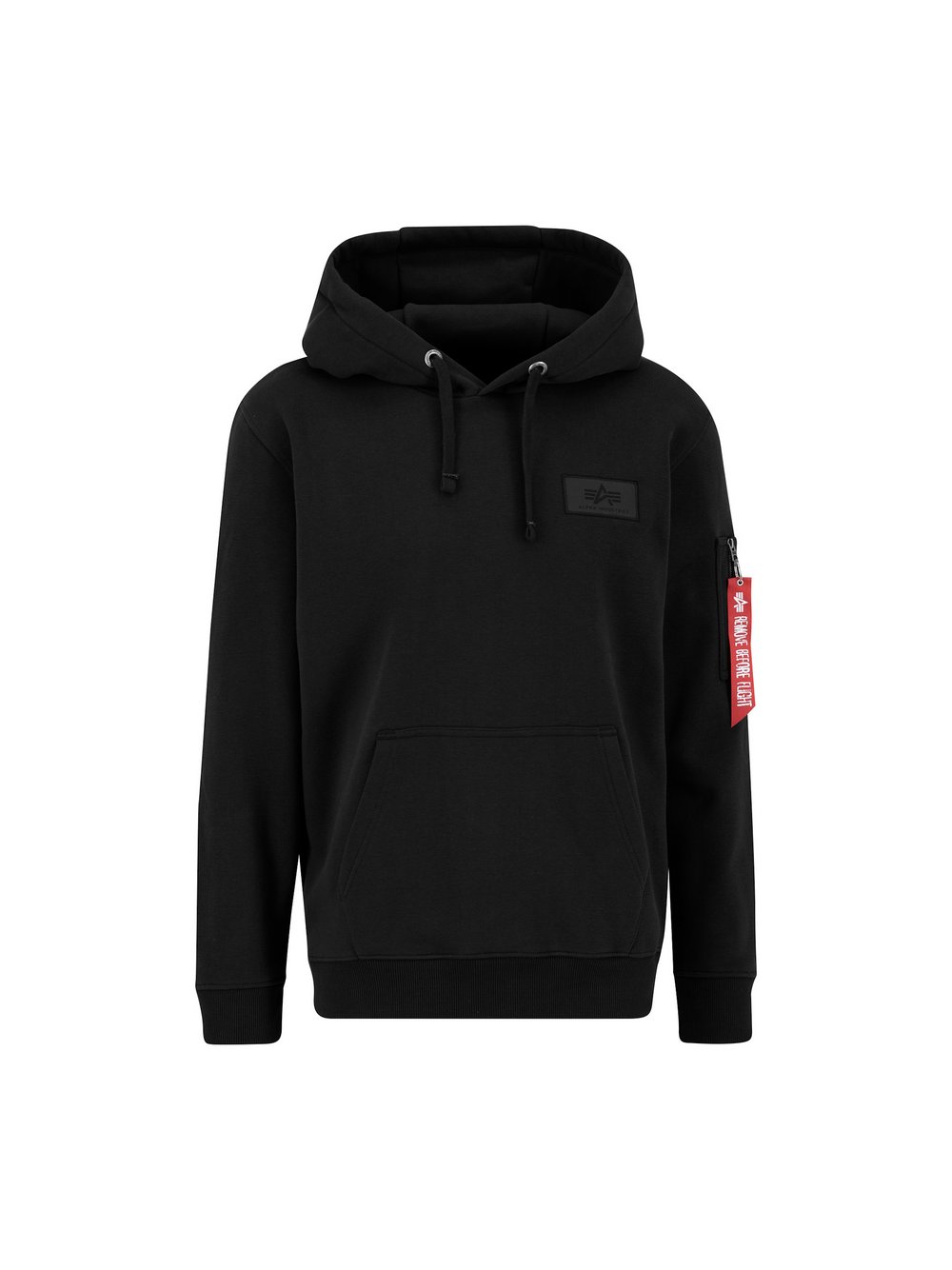 Alpha Industries Kapuzenpullover Herren Baumwolle schwarz bedruckt, XXXL