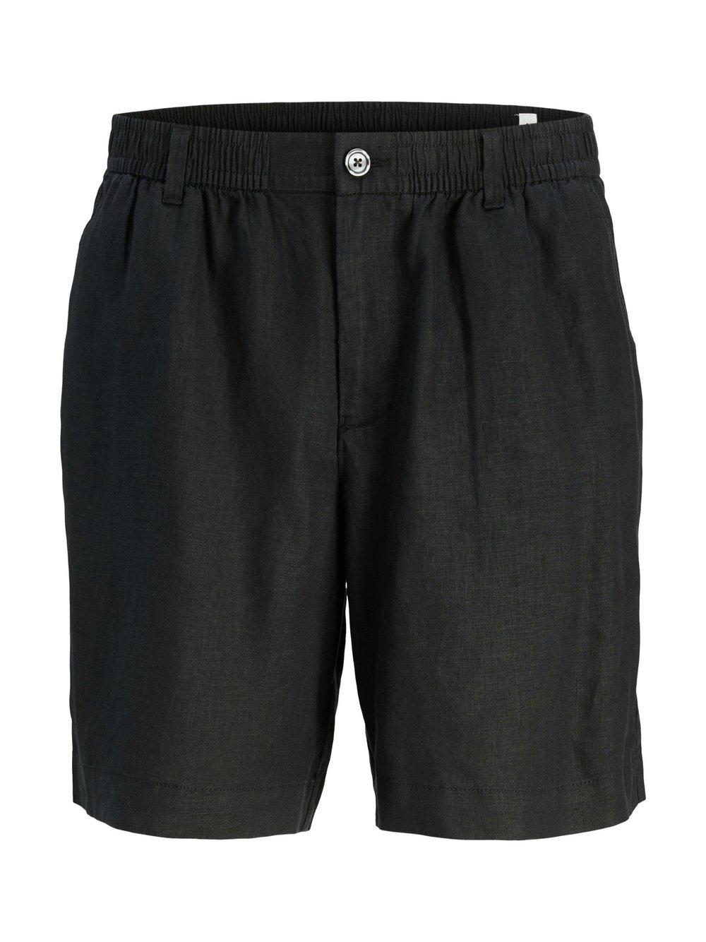 Jack & Jones Shorts Herren Leinen schwarz, XL
