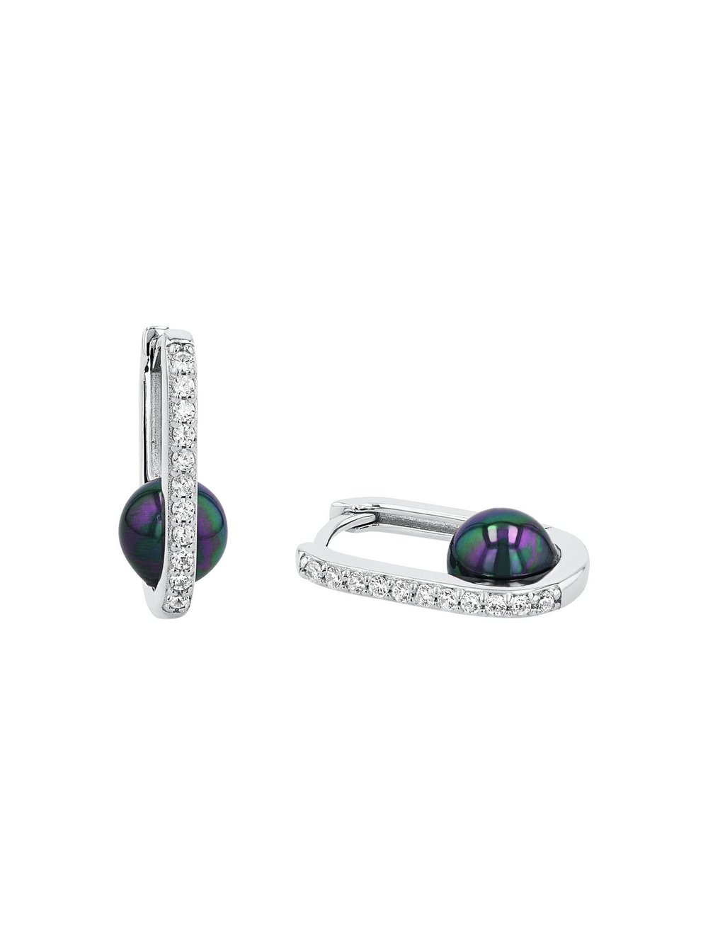 amor Creolen Damen Sterlingsilber silber, ONE SIZE