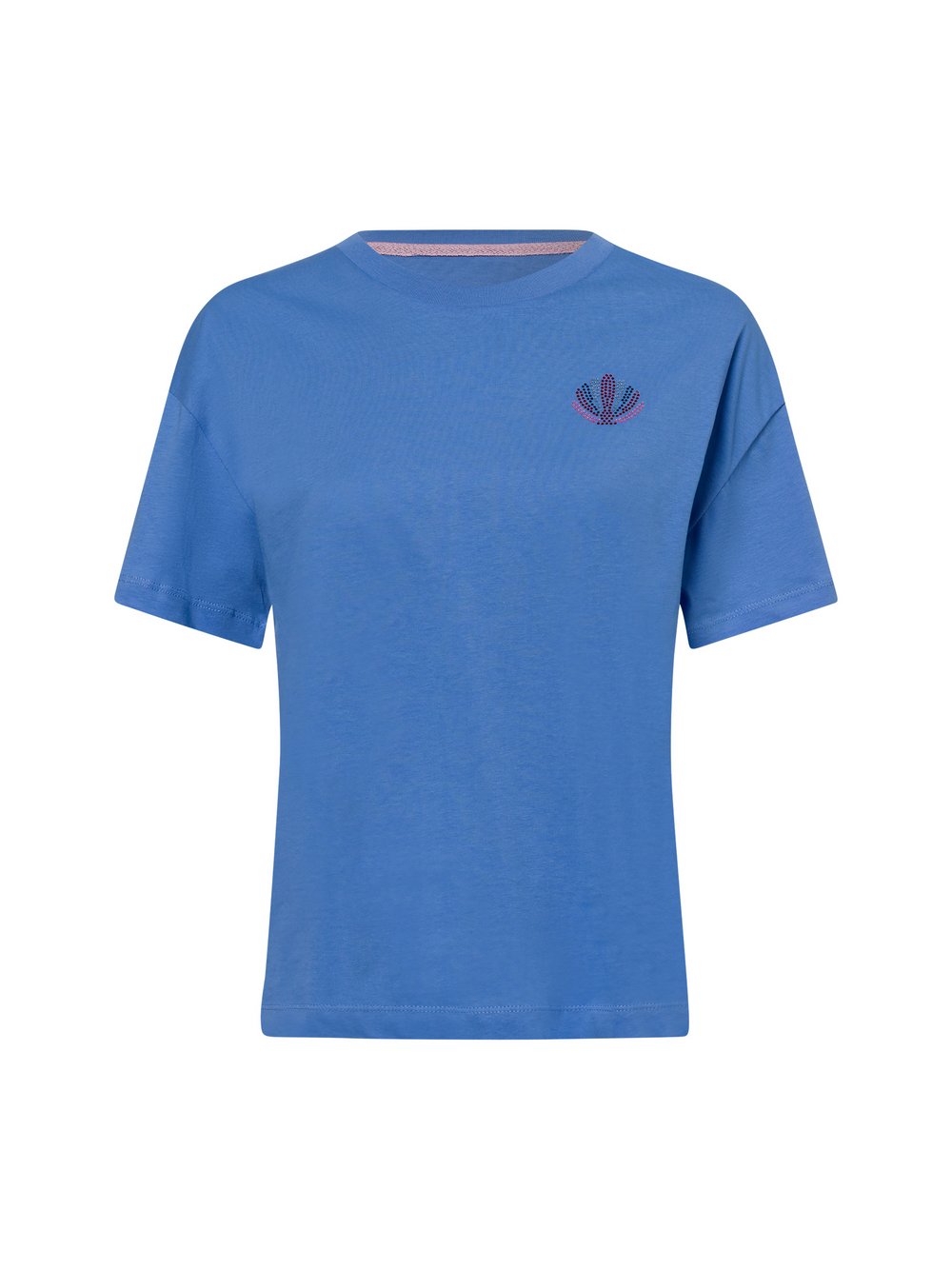 Marie Lund T-shirt Damen Baumwolle blau, M