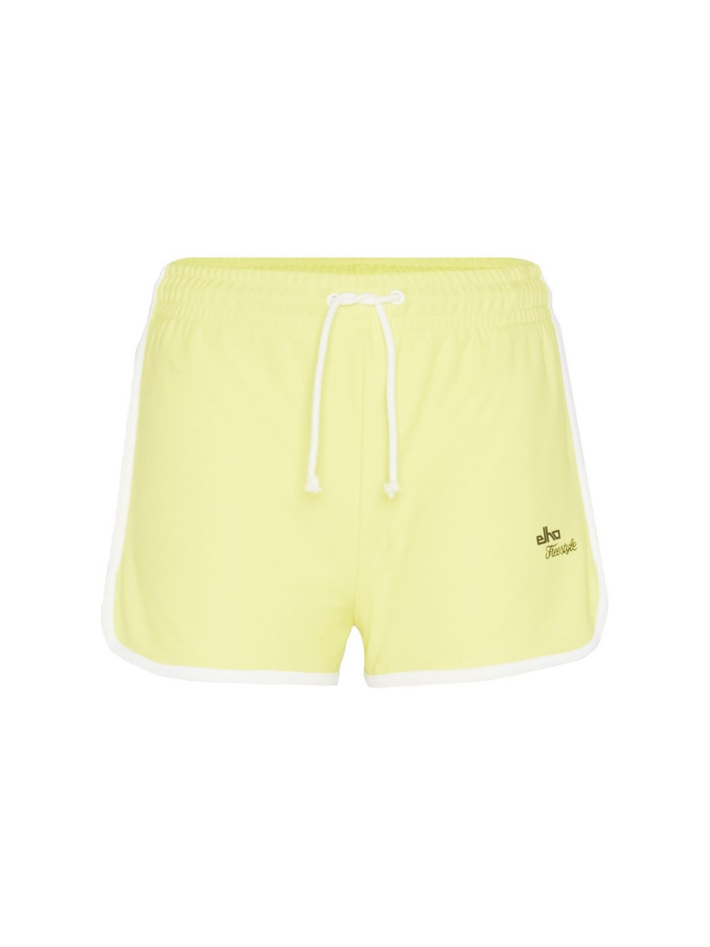 Elho Shorts Damen Polyamid gelb bedruckt, L