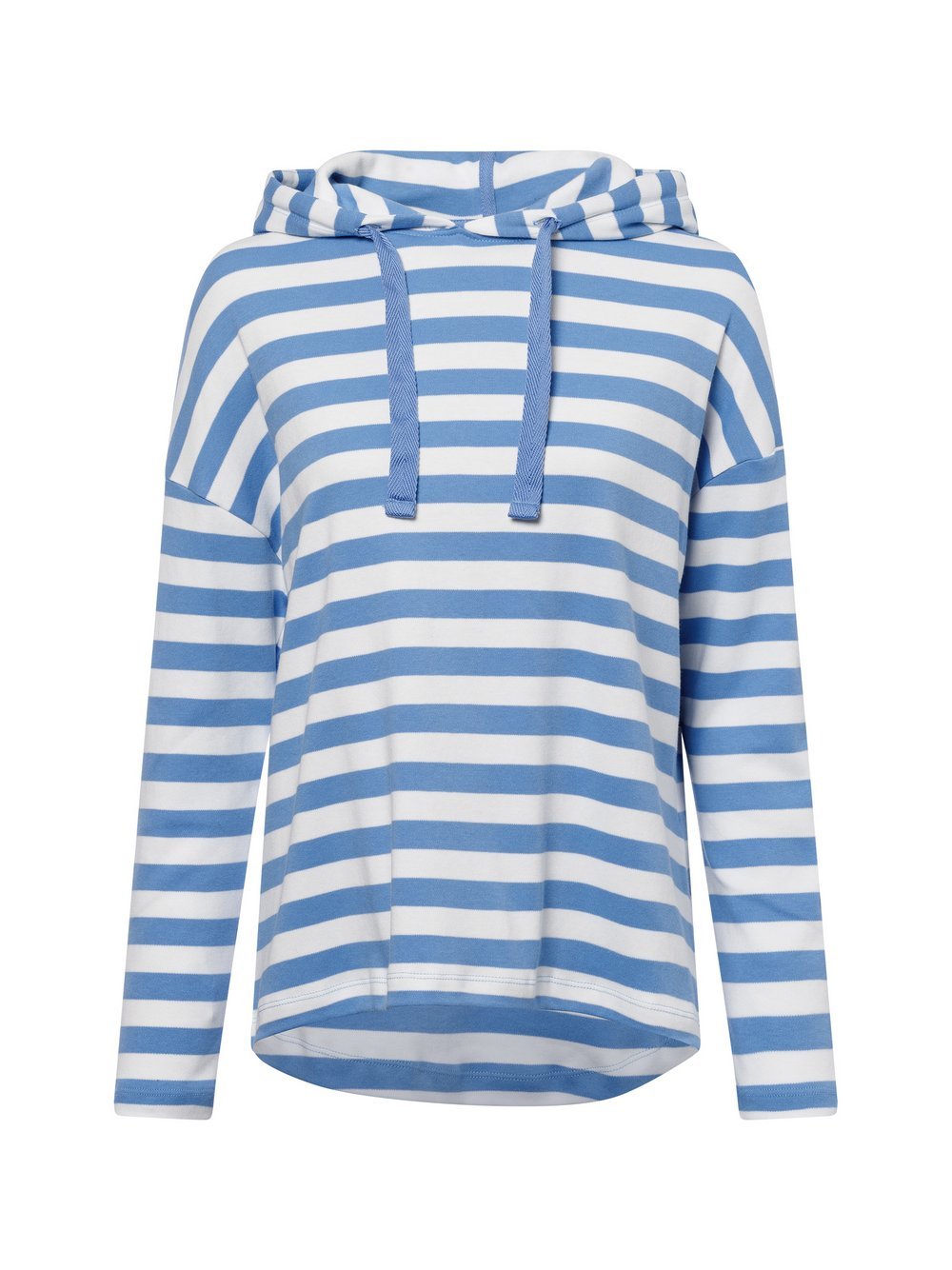 Marie Lund Kapuzenpullover Damen Baumwolle mehrfarbig gestreift, S