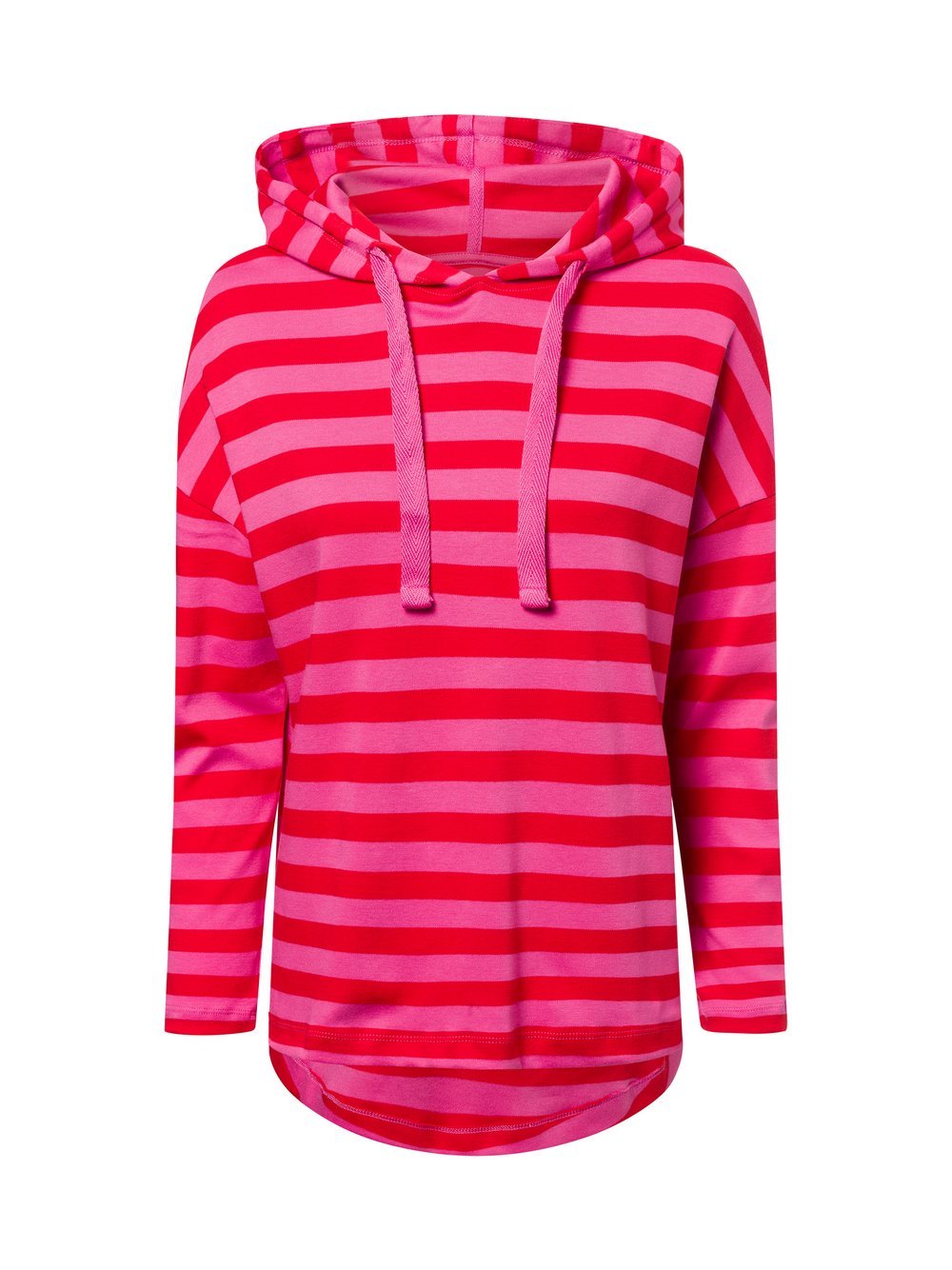 Marie Lund Kapuzenpullover Damen Baumwolle mehrfarbig gestreift, M