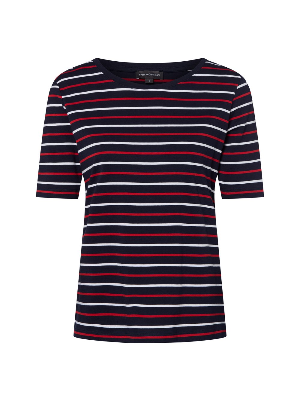 Franco Callegari T-Shirt Damen Baumwolle mehrfarbig gestreift, XXXL