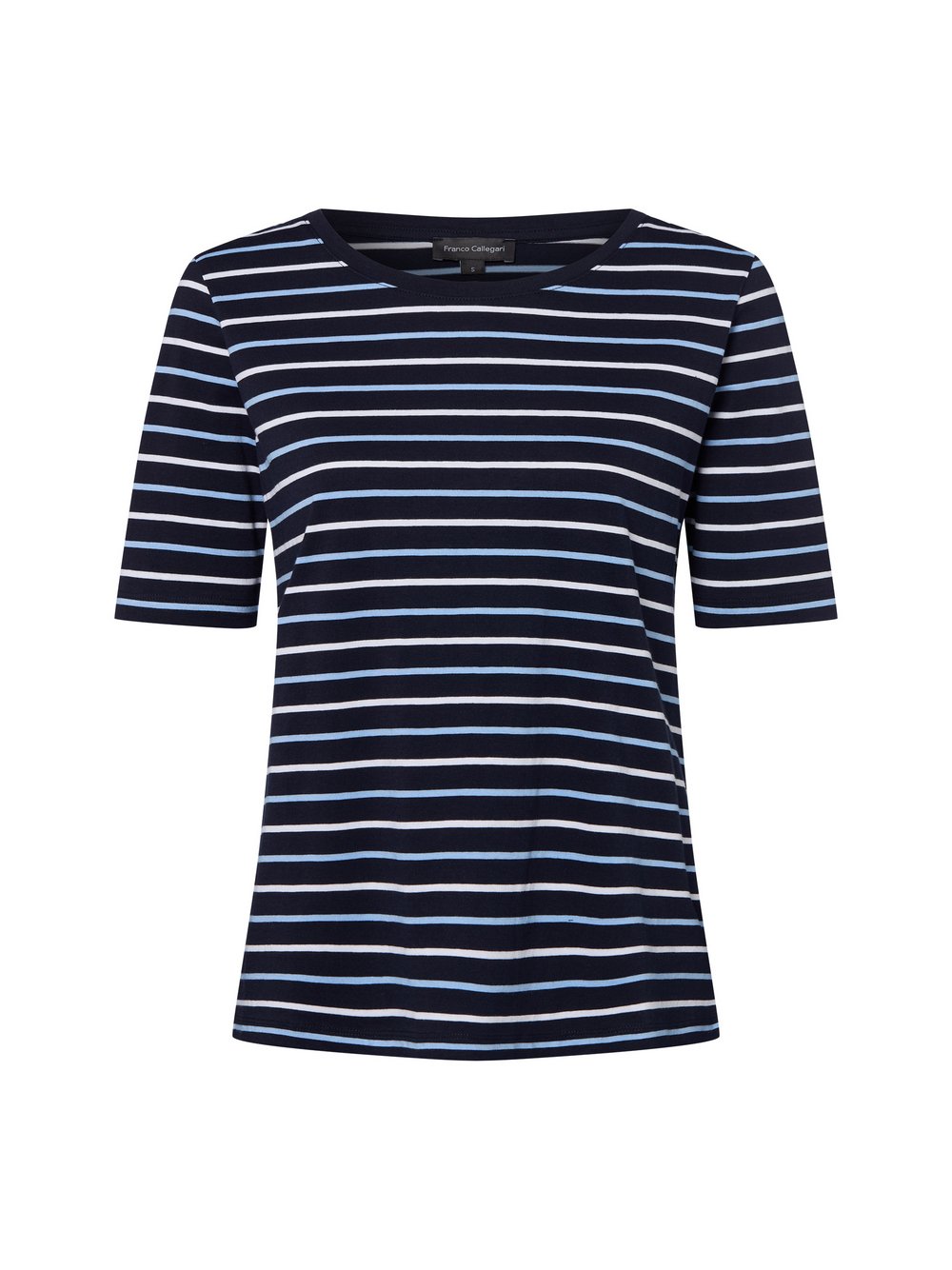 Franco Callegari T-Shirt Damen Baumwolle mehrfarbig gestreift, S