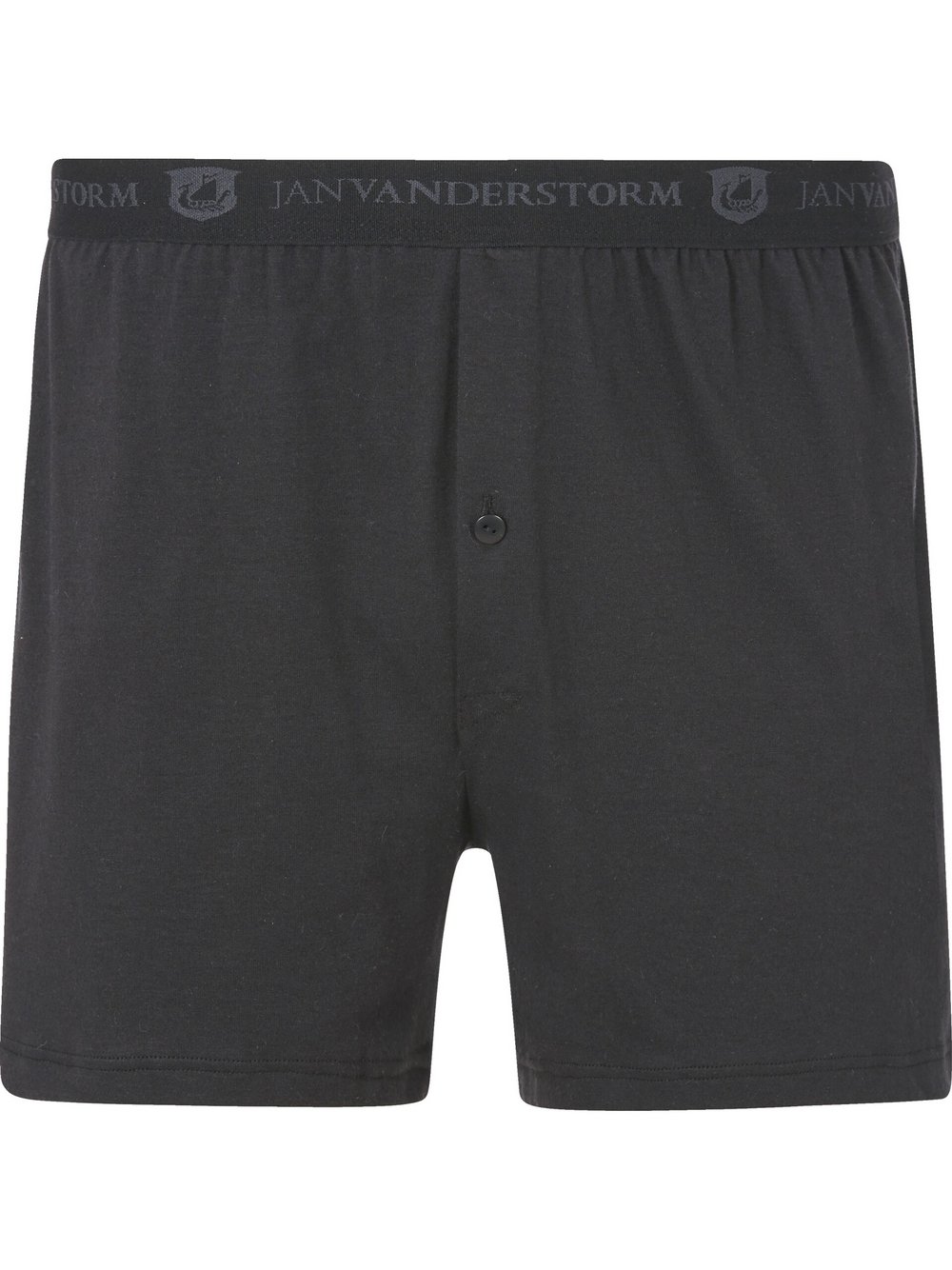 Jan Vanderstorm Boxershort Herren Baumwolle schwarz, 5XL