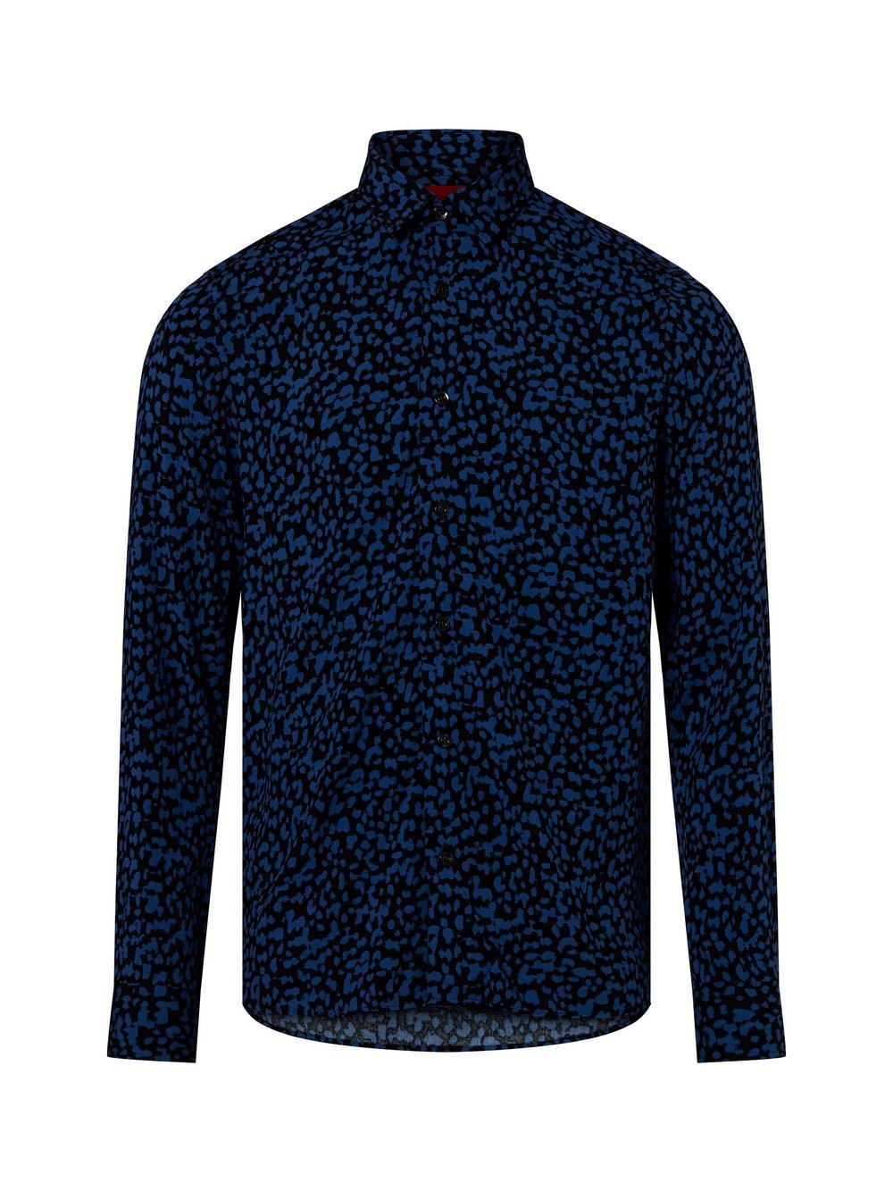 HUGO Hemd Herren Regular Fit Viskose mehrfarbig gemustert, S