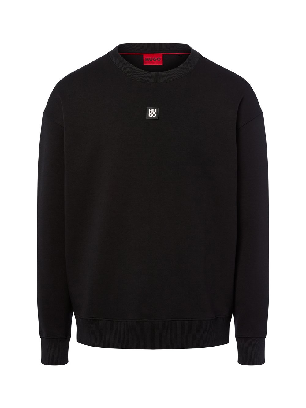 HUGO Sweatshirt Herren Baumwolle schwarz, L