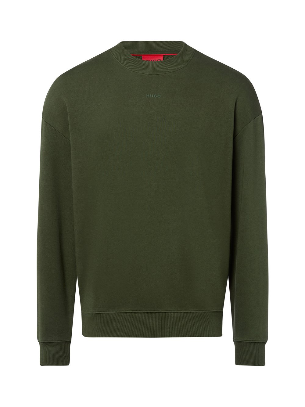 HUGO Sweatshirt Herren Baumwolle grün, XL