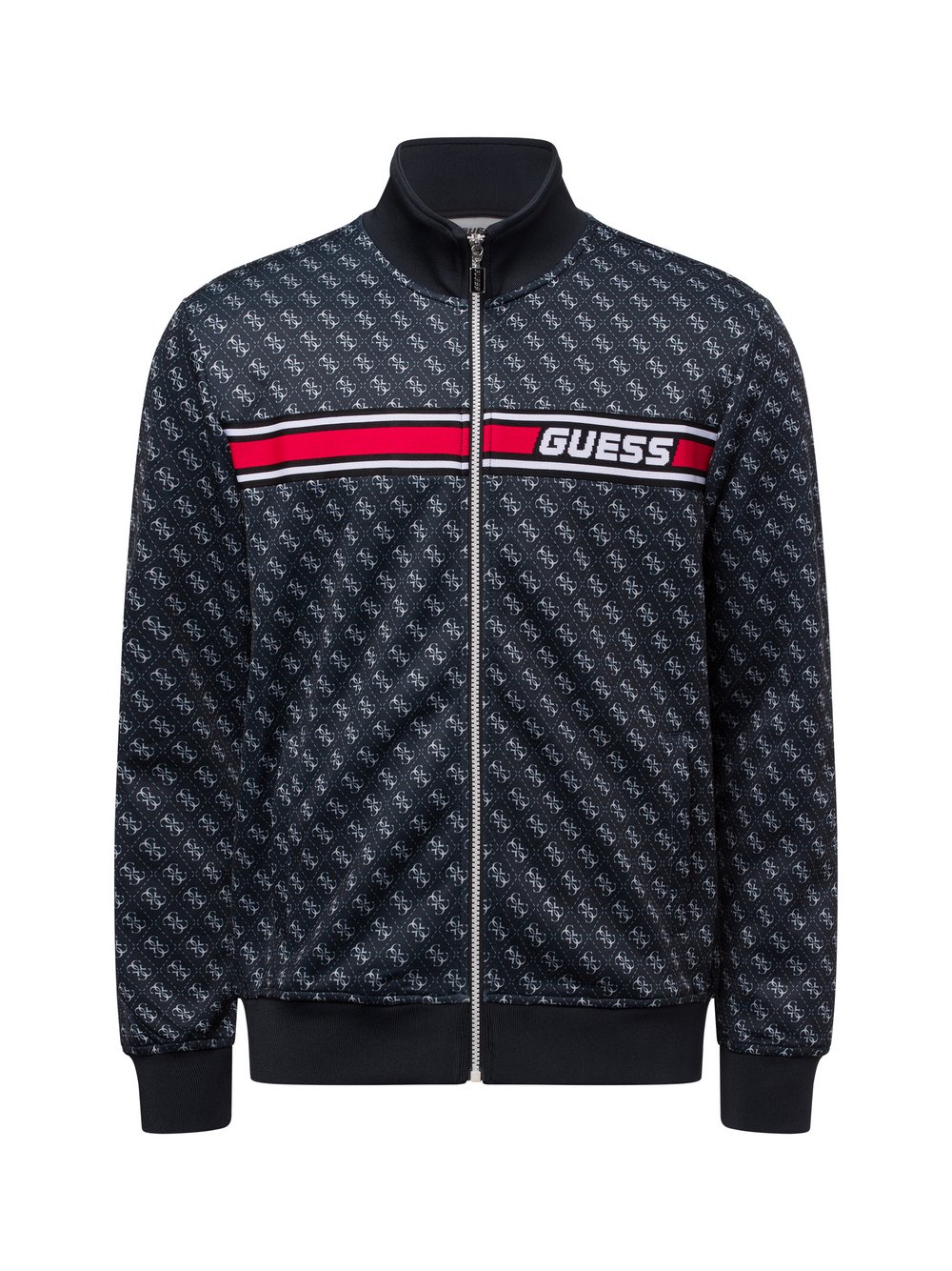 GUESS Sweatjacke Herren mehrfarbig gemustert, L